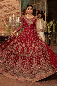 Maria B | Bridal Couture | Roza by Maria B - Designer Dress - Type: Ladies Clothes - Available at Libayah - 100% Original