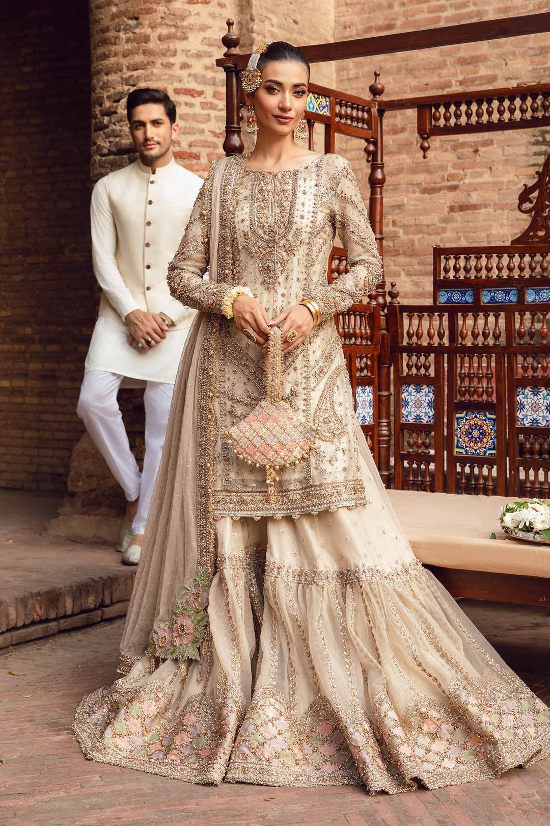 Maria B | Bridal Couture | Ishtar by Maria B - Designer Dress - Type: Ladies Clothes - Available at Libayah - 100% Original