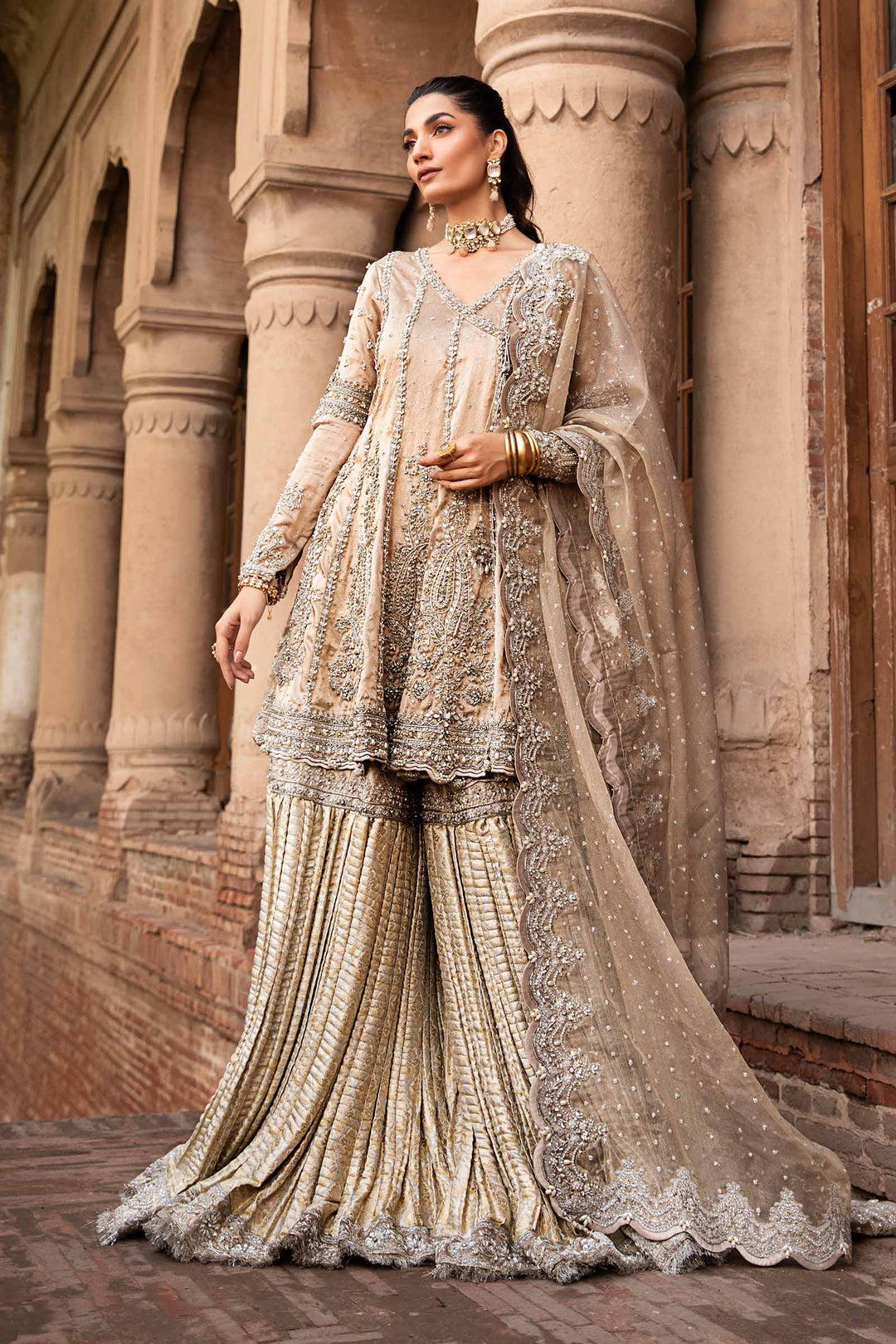 Maria B | Bridal Couture | Oriana by Maria B - Designer Dress - Type: Ladies Clothes - Available at Libayah - 100% Original