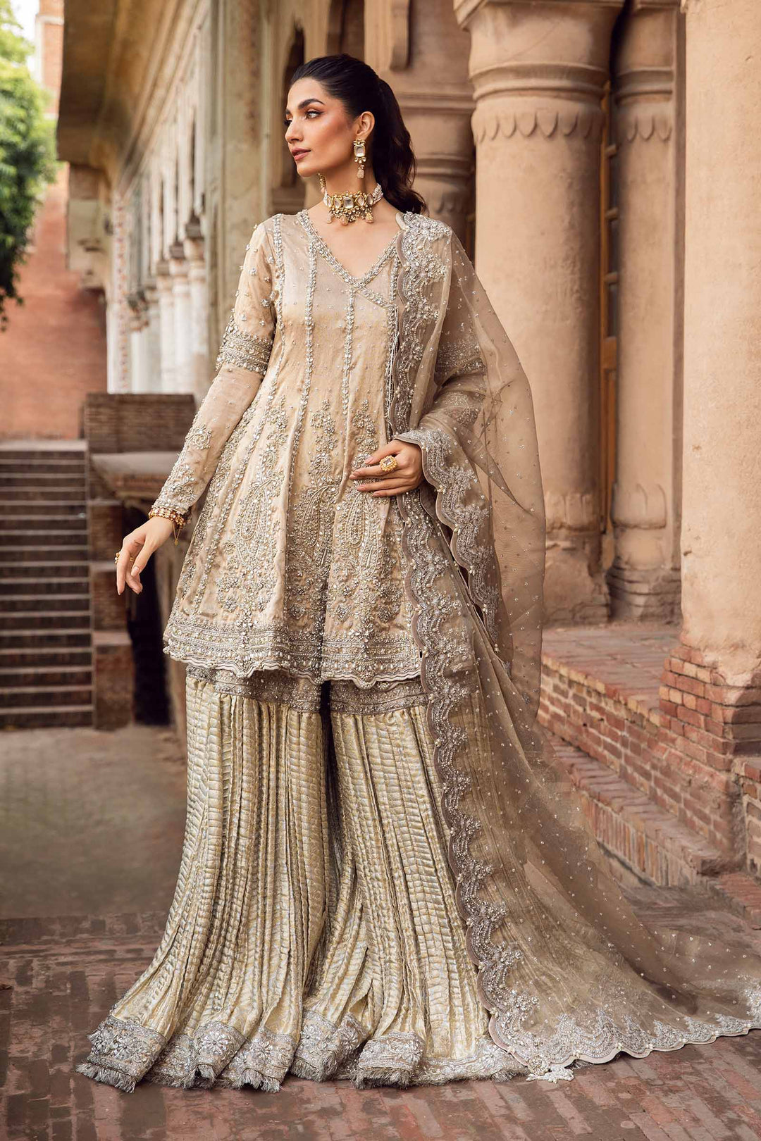 Maria B | Bridal Couture | Oriana by Maria B - Designer Dress - Type: Ladies Clothes - Available at Libayah - 100% Original