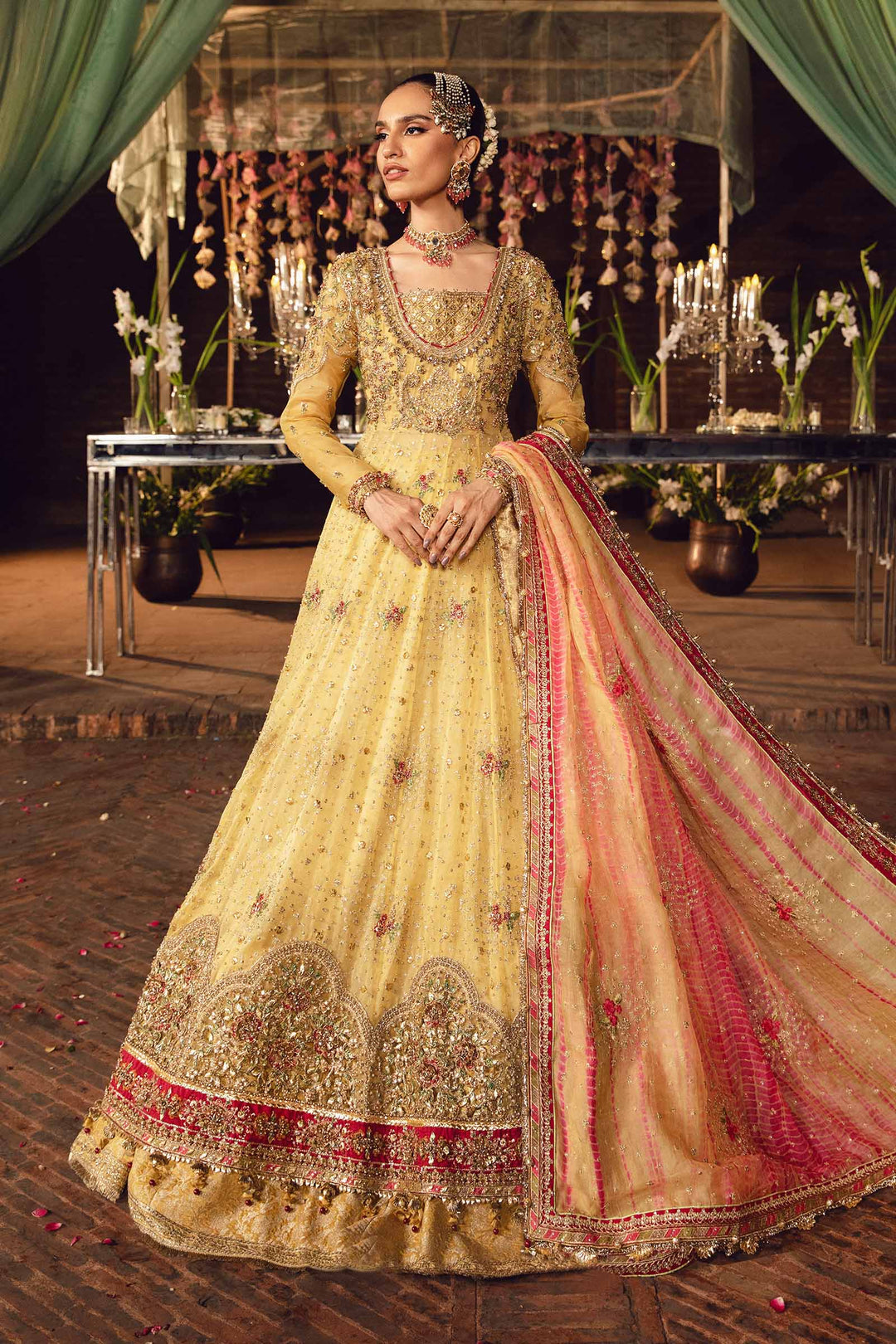 Maria B | Bridal Couture | Oriel by Maria B - Designer Dress - Type: Ladies Clothes - Available at Libayah - 100% Original