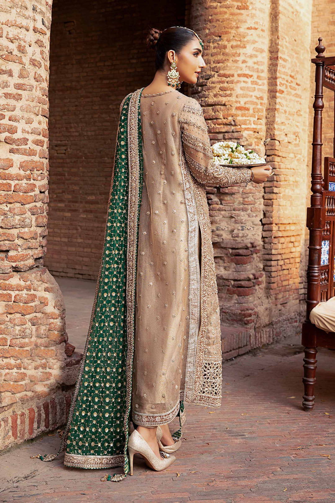 Maria B | Bridal Couture | Widad by Maria B - Designer Dress - Type: Ladies Clothes - Available at Libayah - 100% Original