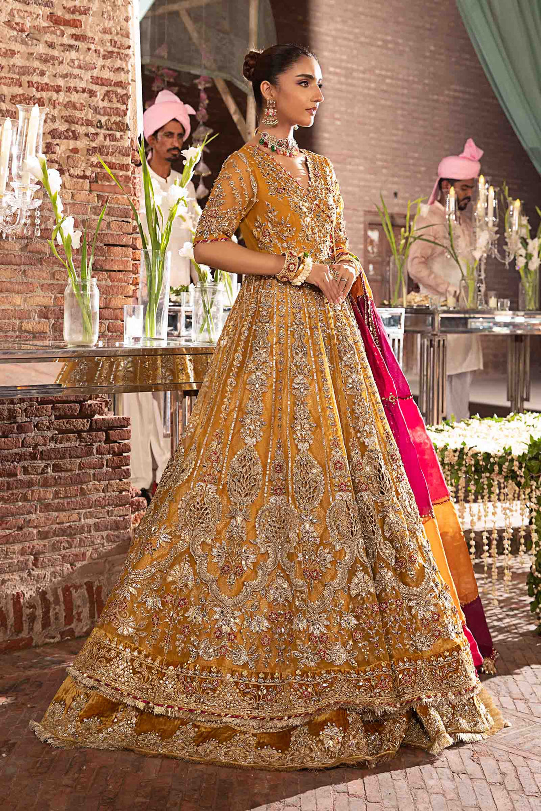 Maria B | Bridal Couture | Zehrin by Maria B - Designer Dress - Type: Ladies Clothes - Available at Libayah - 100% Original