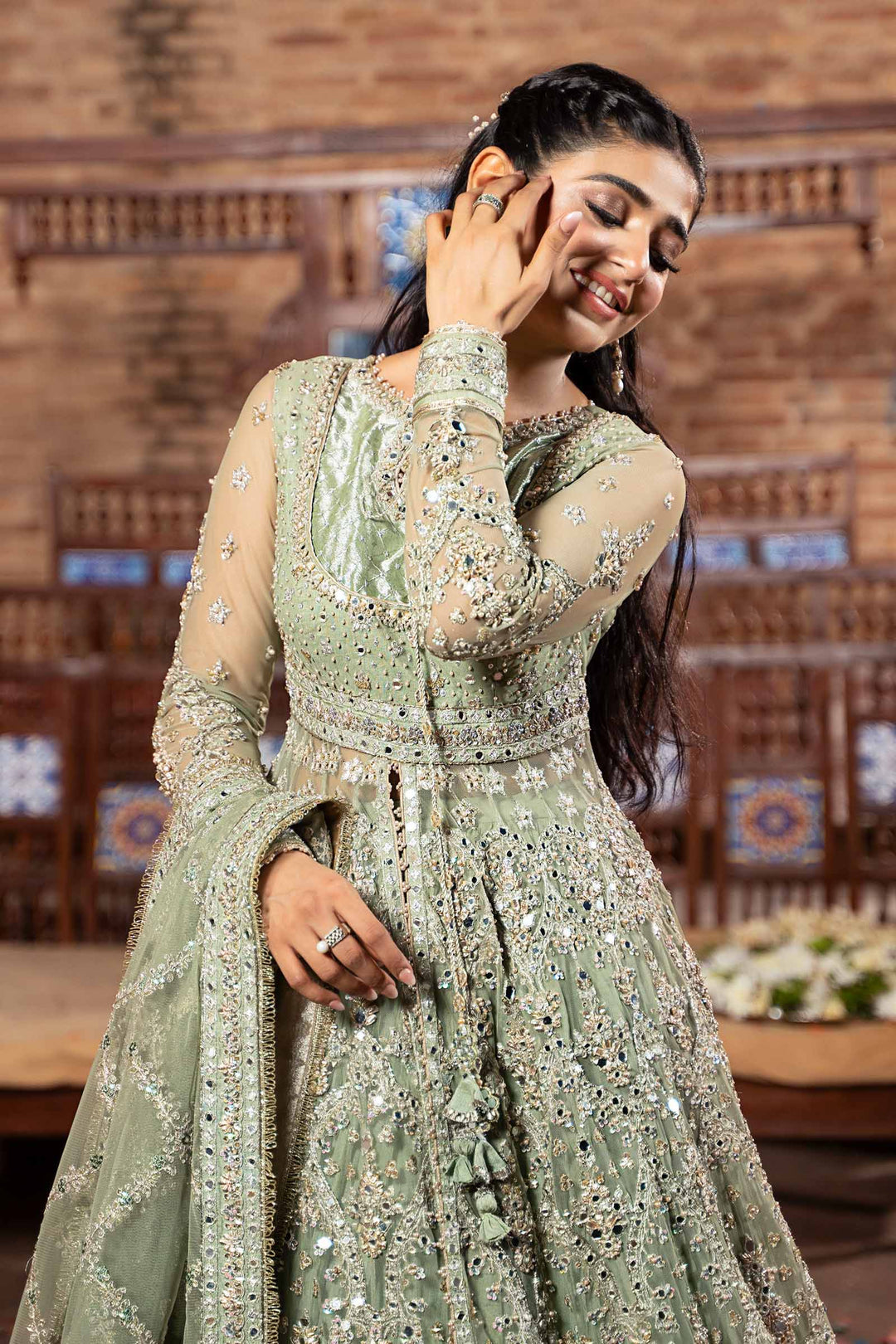 Maria B | Bridal Couture | Sarai by Maria B - Designer Dress - Type: Ladies Clothes - Available at Libayah - 100% Original