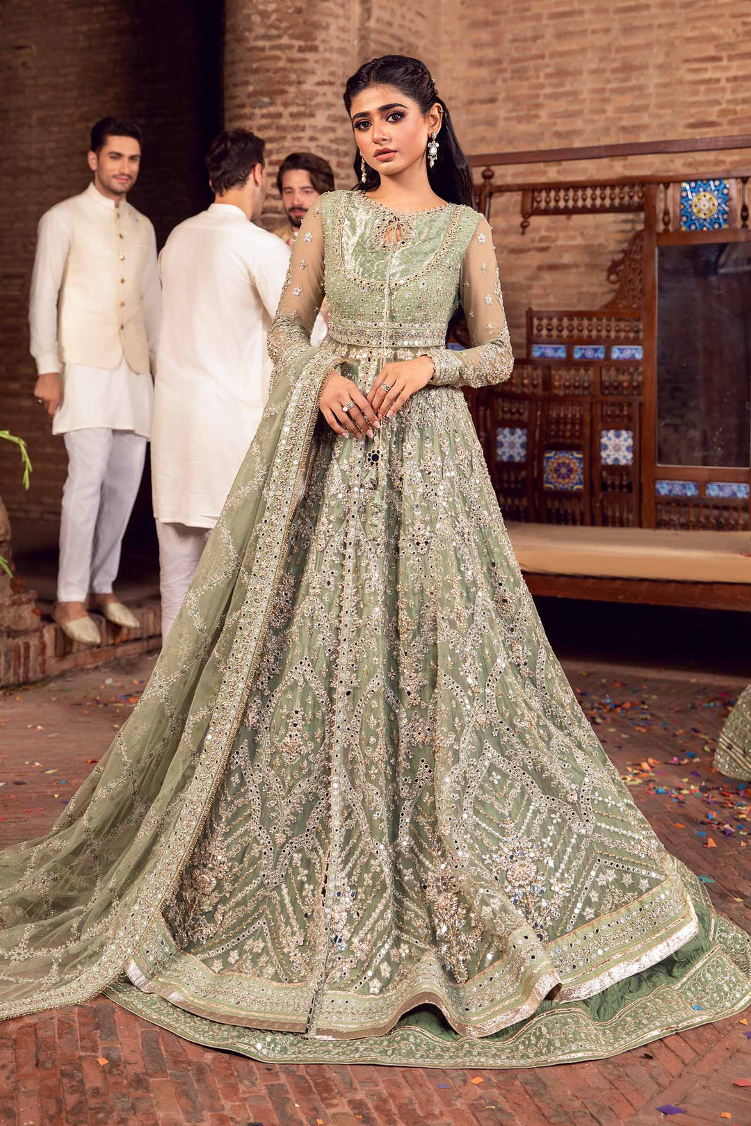 Maria B | Bridal Couture | Sarai by Maria B - Designer Dress - Type: Ladies Clothes - Available at Libayah - 100% Original