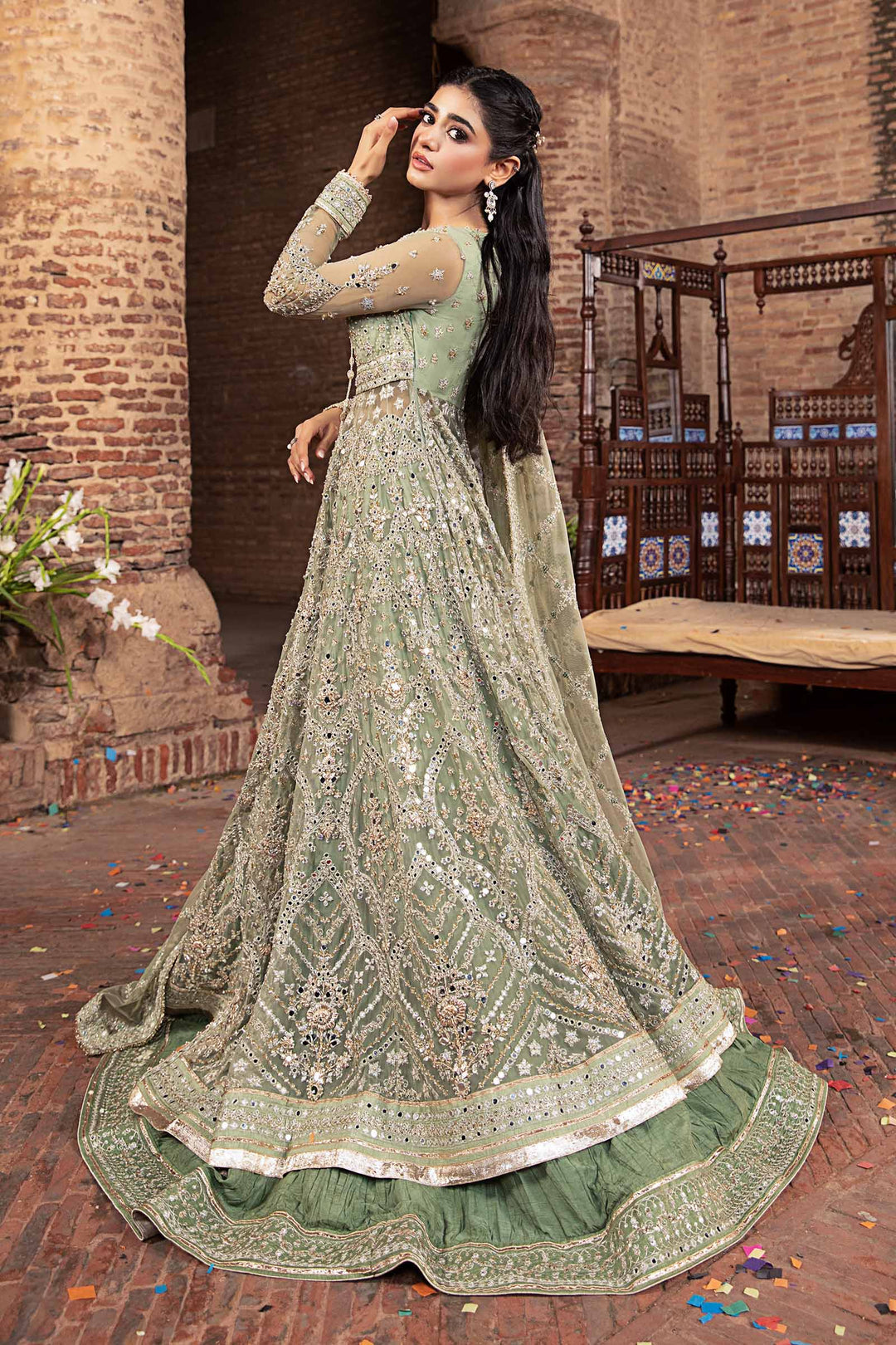 Maria B | Bridal Couture | Sarai by Maria B - Designer Dress - Type: Ladies Clothes - Available at Libayah - 100% Original