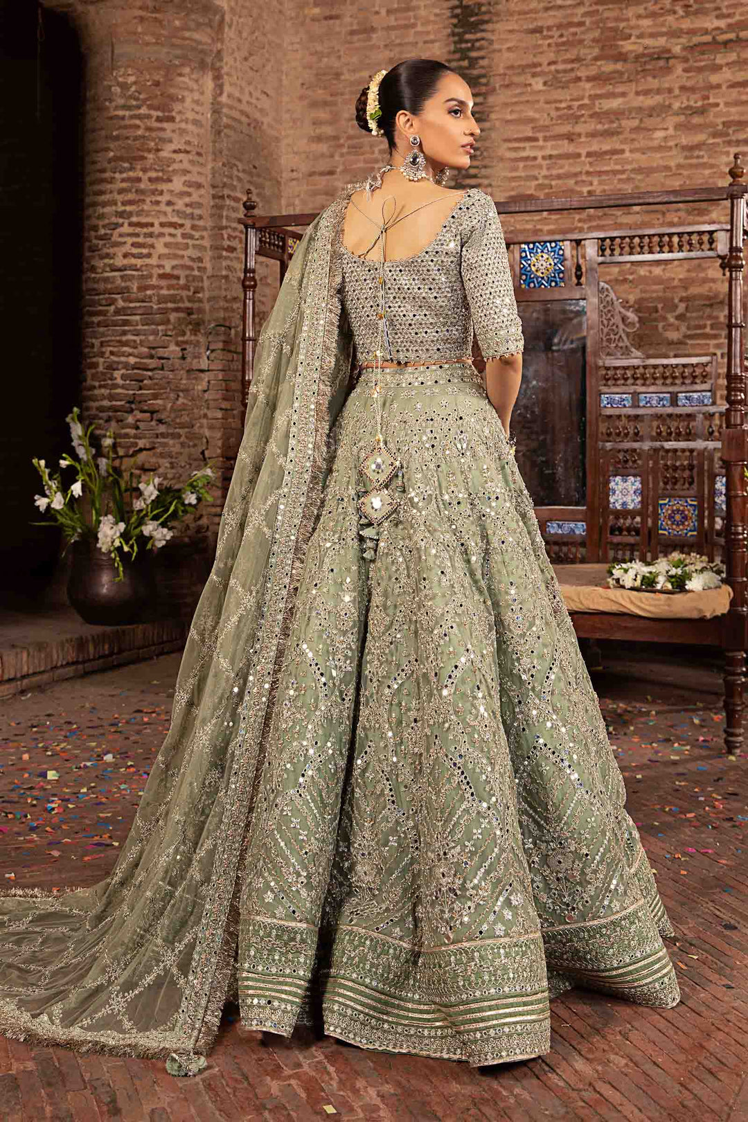 Maria B | Bridal Couture | Sarai by Maria B - Designer Dress - Type: Ladies Clothes - Available at Libayah - 100% Original