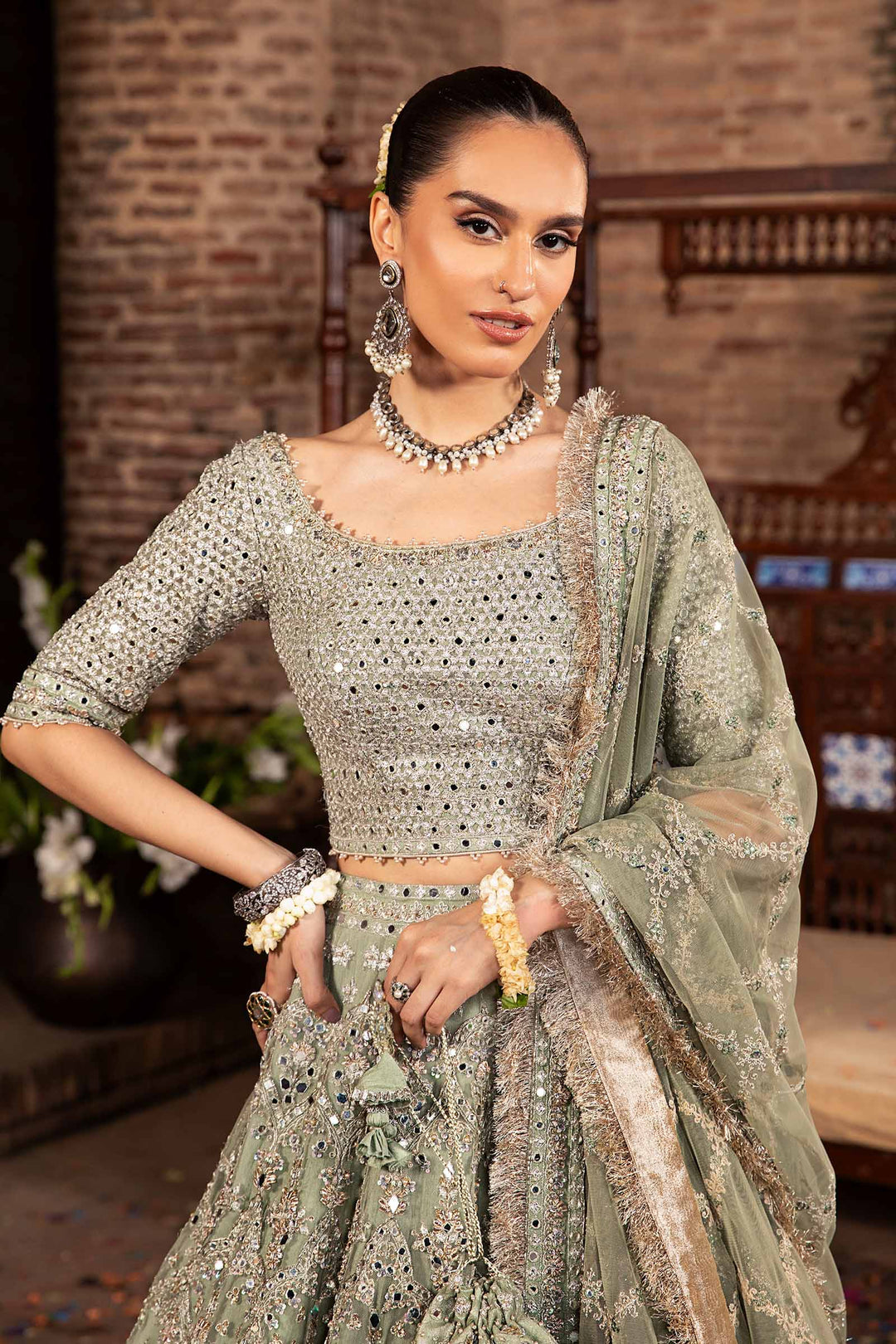 Maria B | Bridal Couture | Sarai by Maria B - Designer Dress - Type: Ladies Clothes - Available at Libayah - 100% Original