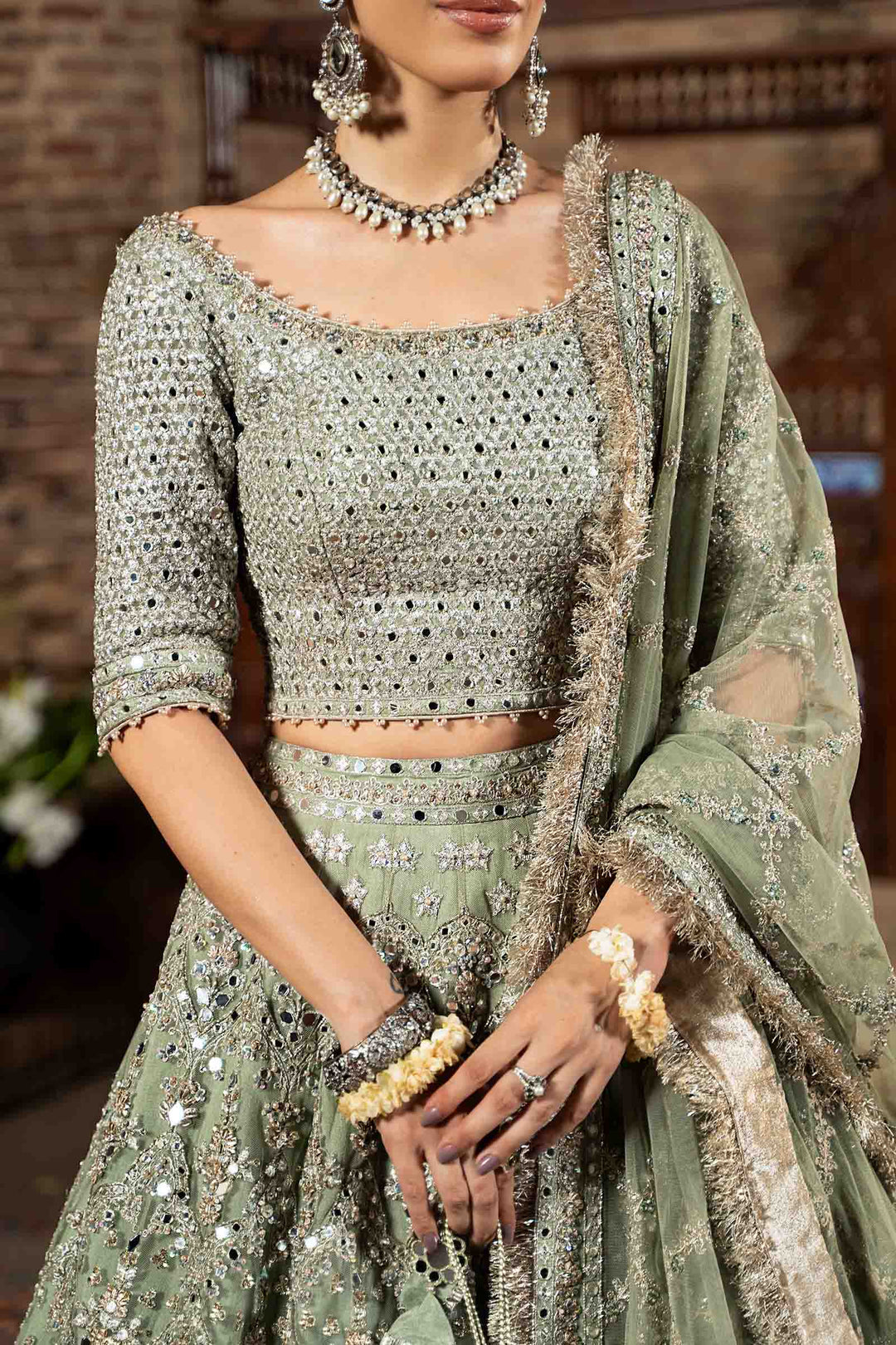 Maria B | Bridal Couture | Sarai by Maria B - Designer Dress - Type: Ladies Clothes - Available at Libayah - 100% Original