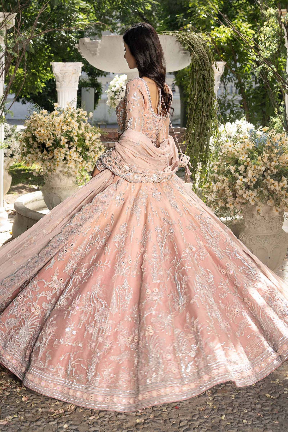 Maria B | Royal Rawa Bridal Couture | Elain - Designer Dress - Type : Ladies Clothes - Available at Libayah - 100% Original