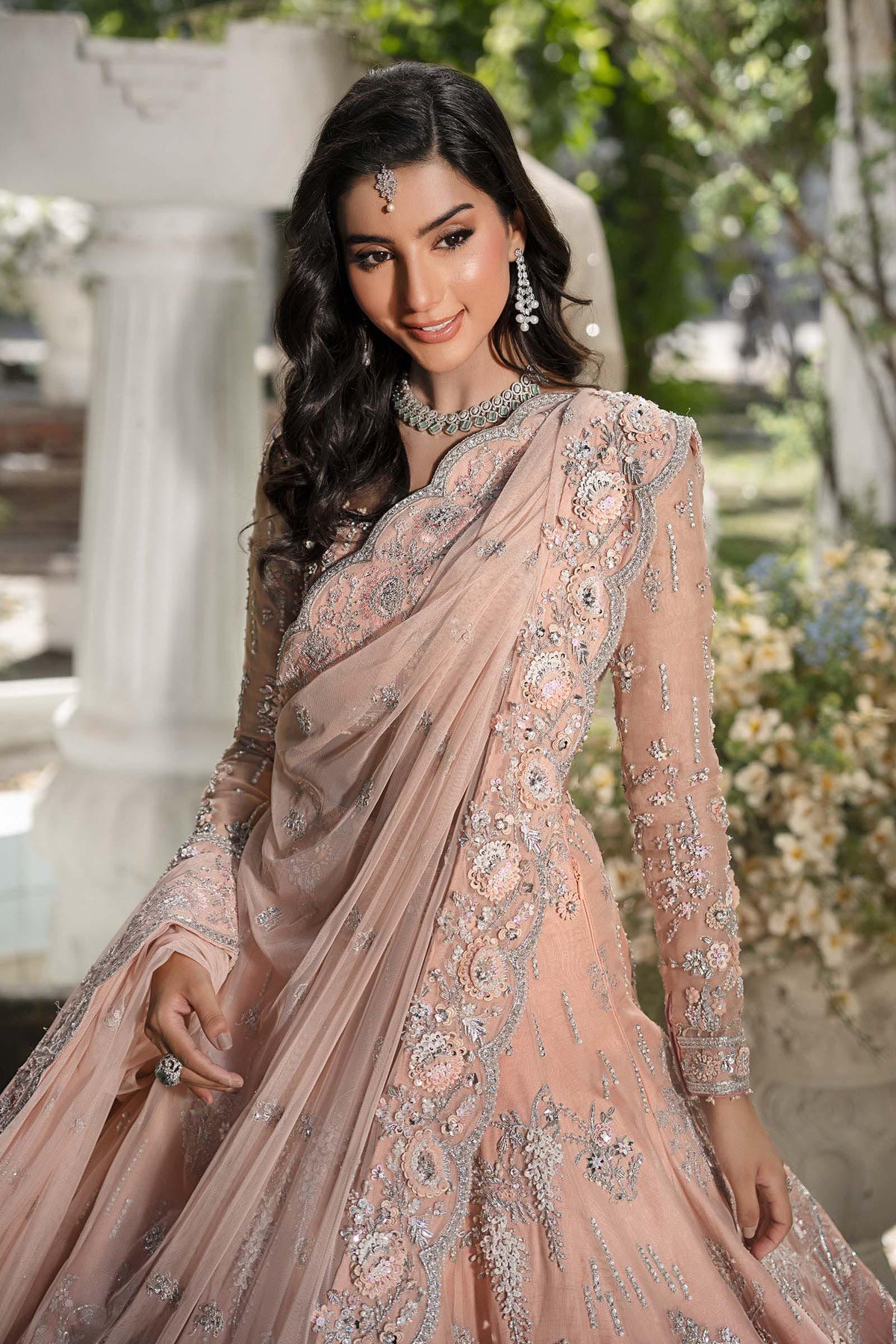 Maria B | Royal Rawa Bridal Couture | Elain - Designer Dress - Type : Ladies Clothes - Available at Libayah - 100% Original