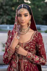 Maria B | Royal Rawa Bridal Couture | Raizel - Designer Dress - Type : Ladies Clothes - Available at Libayah - 100% Original