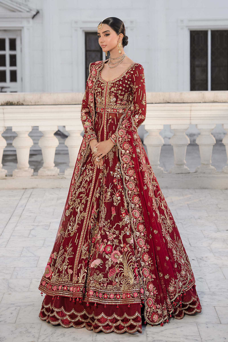 Maria B | Royal Rawa Bridal Couture | Raizel - Designer Dress - Type : Ladies Clothes - Available at Libayah - 100% Original