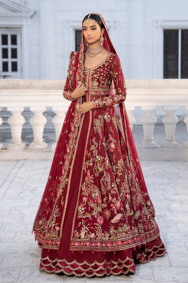 Maria B | Royal Rawa Bridal Couture | Raizel - Designer Dress - Type : Ladies Clothes - Available at Libayah - 100% Original