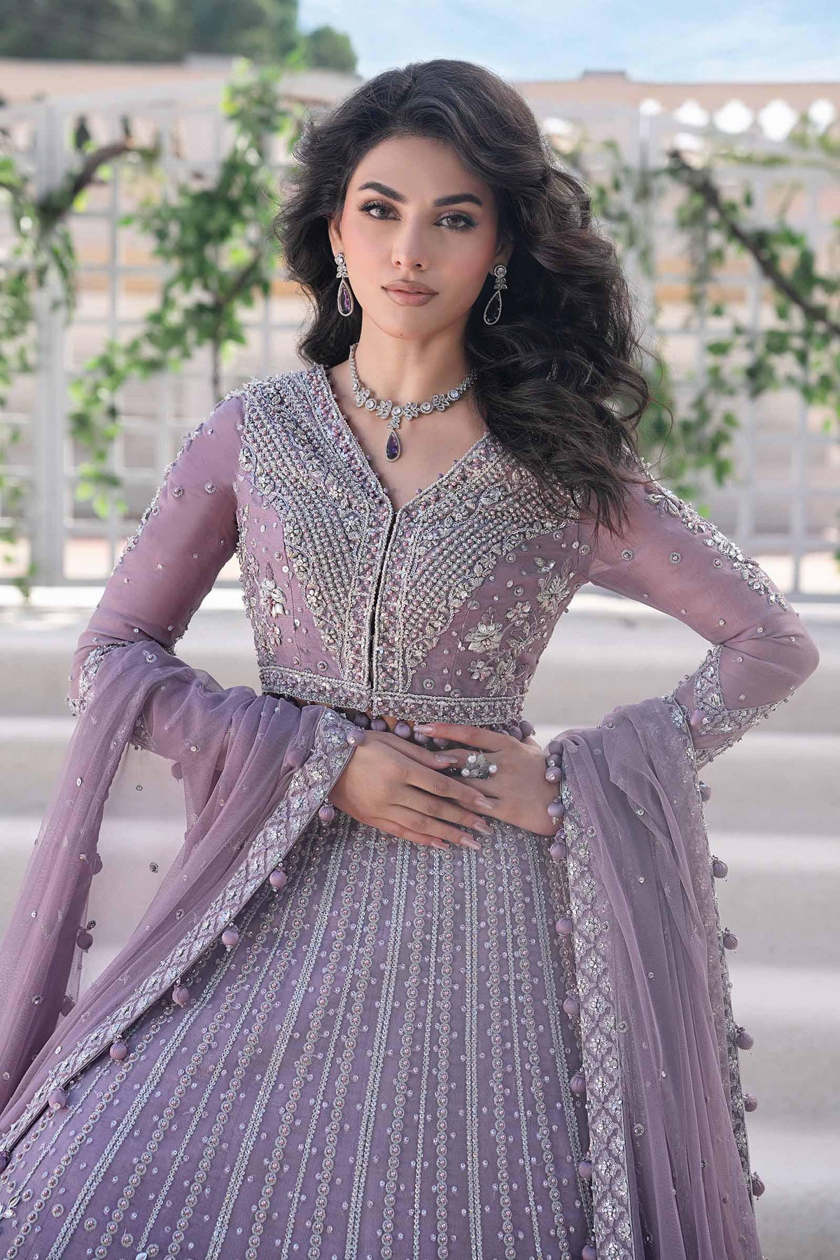 Maria B | Royal Rawa Bridal Couture | Jolante - Designer Dress - Type : Ladies Clothes - Available at Libayah - 100% Original