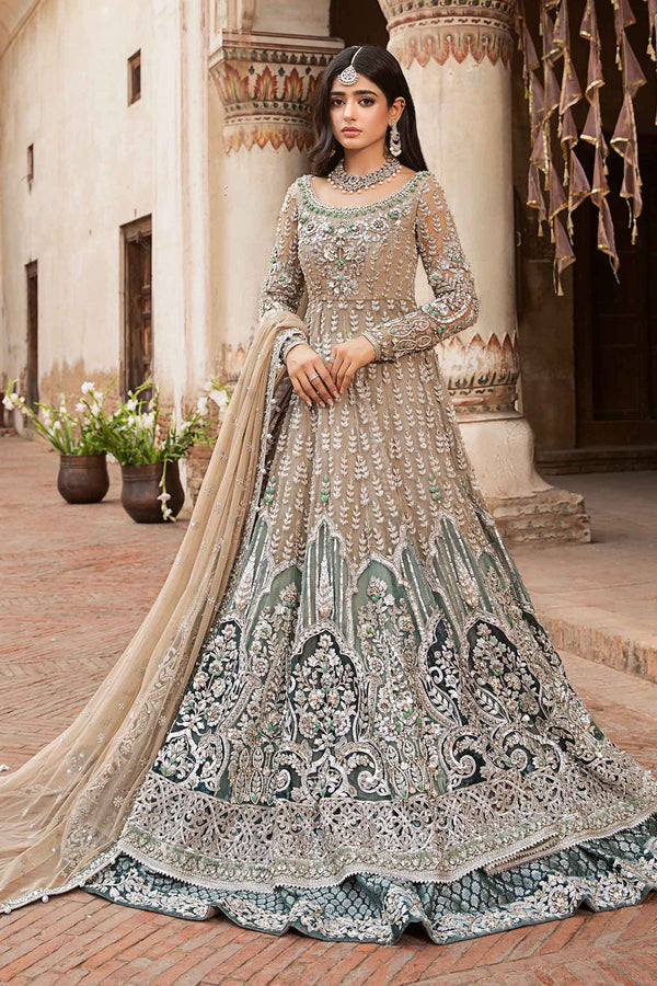 Maria B | Bridal Couture | Mehrinoz by Maria B - Designer Dress - Type: Ladies Clothes - Available at Libayah - 100% Original
