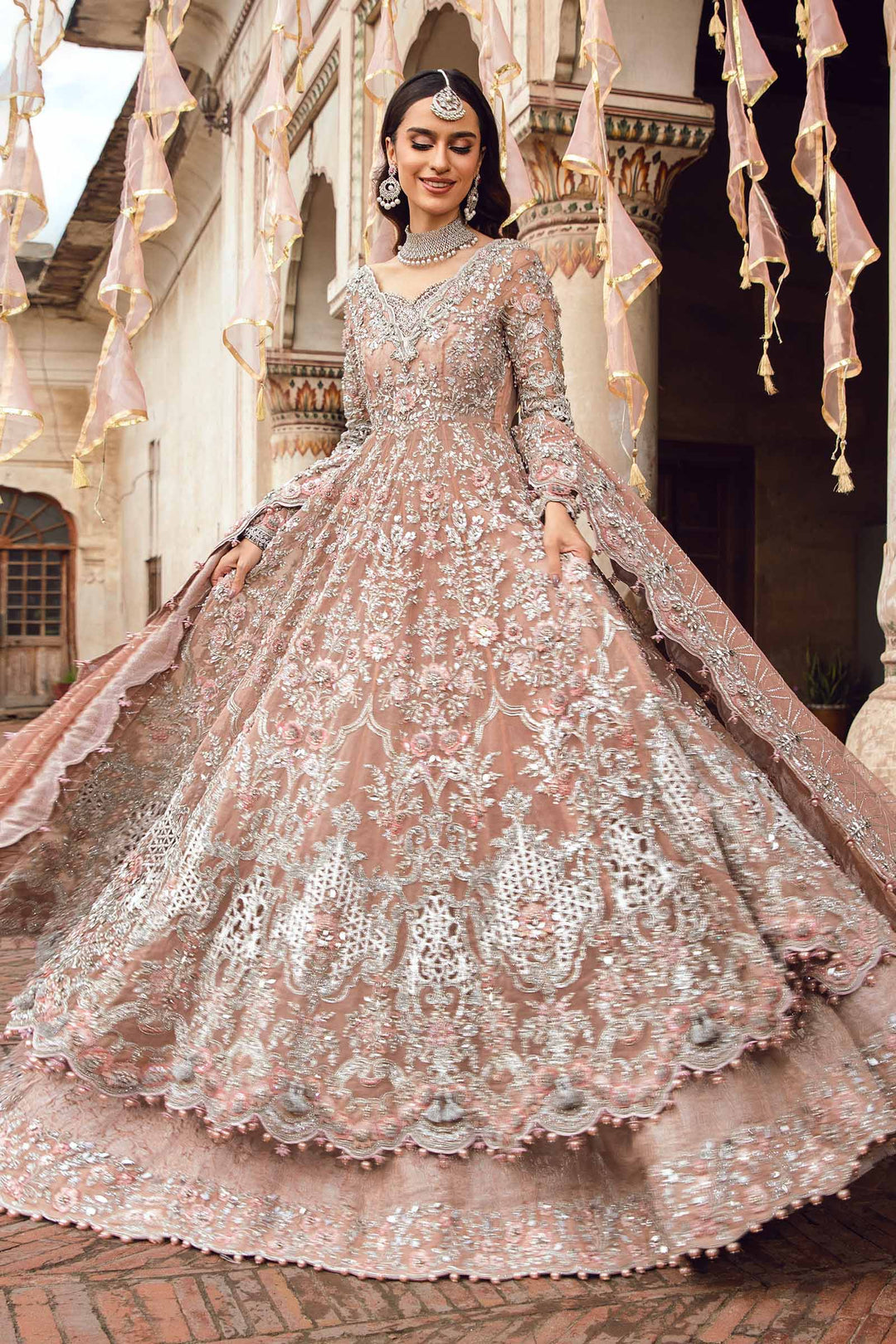 Maria B | Bridal Couture | Diyora by Maria B - Designer Dress - Type: Ladies Clothes - Available at Libayah - 100% Original