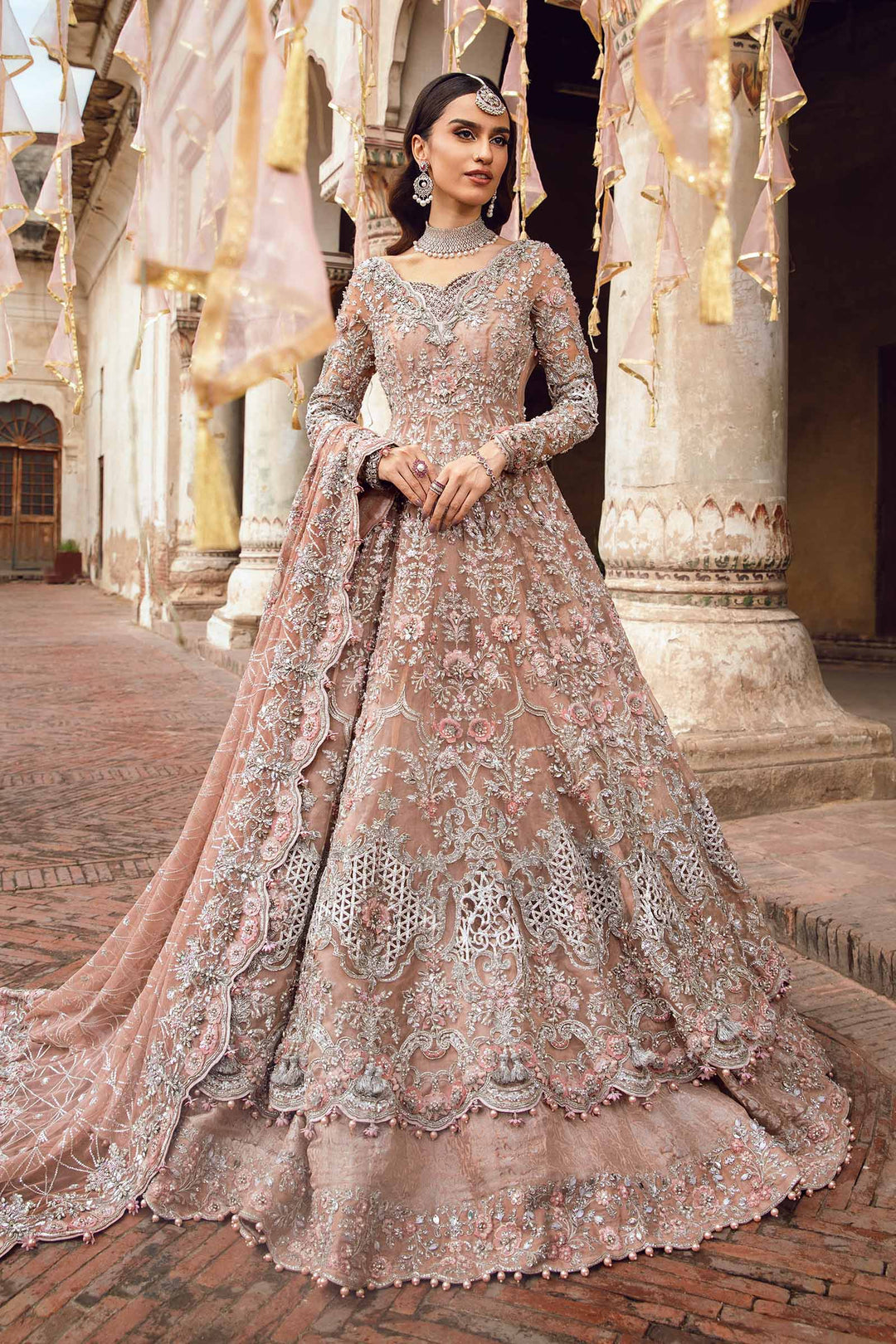Maria B | Bridal Couture | Diyora by Maria B - Designer Dress - Type: Ladies Clothes - Available at Libayah - 100% Original