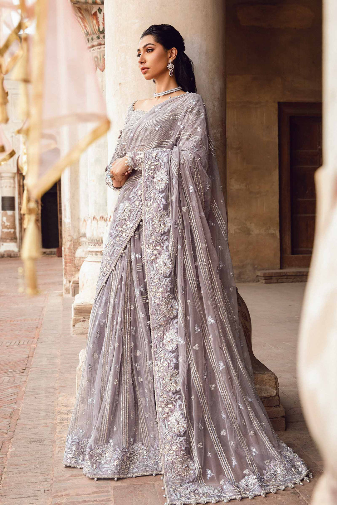 Maria B | Bridal Couture | Ifora by Maria B - Designer Dress - Type: Ladies Clothes - Available at Libayah - 100% Original