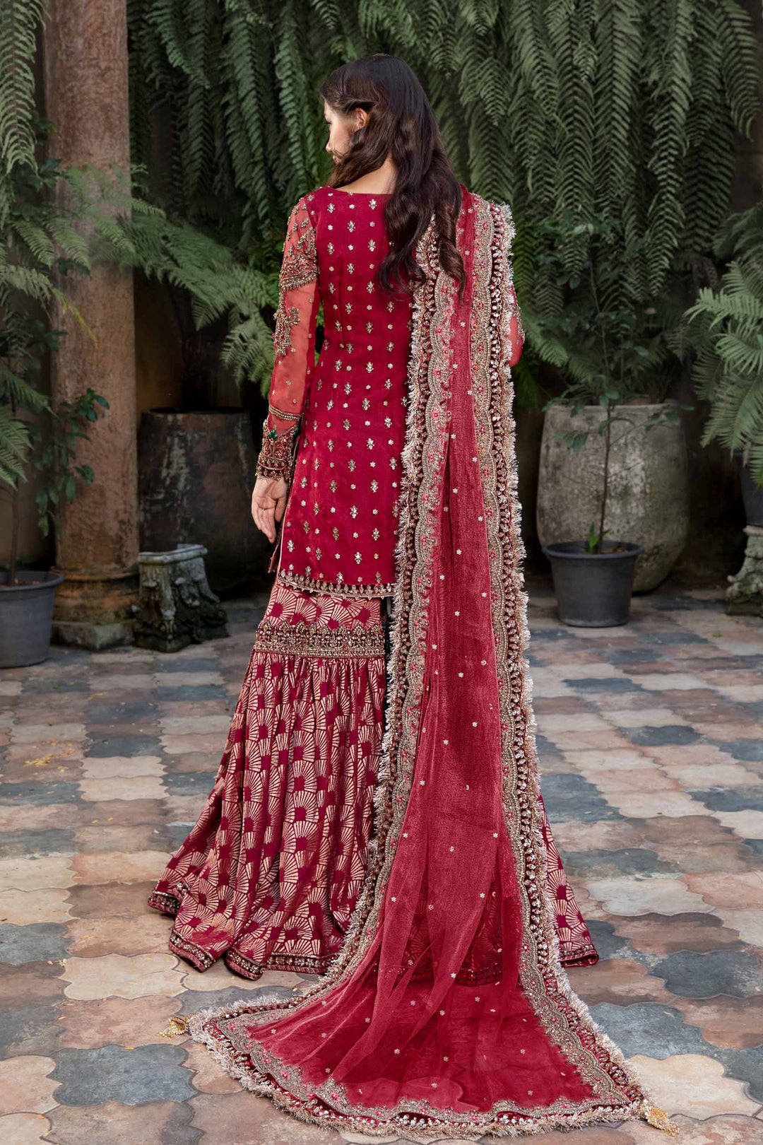 Maria B | Bridal Couture | Shireen by Maria B - Designer Dress - Type: Ladies Clothes - Available at Libayah - 100% Original