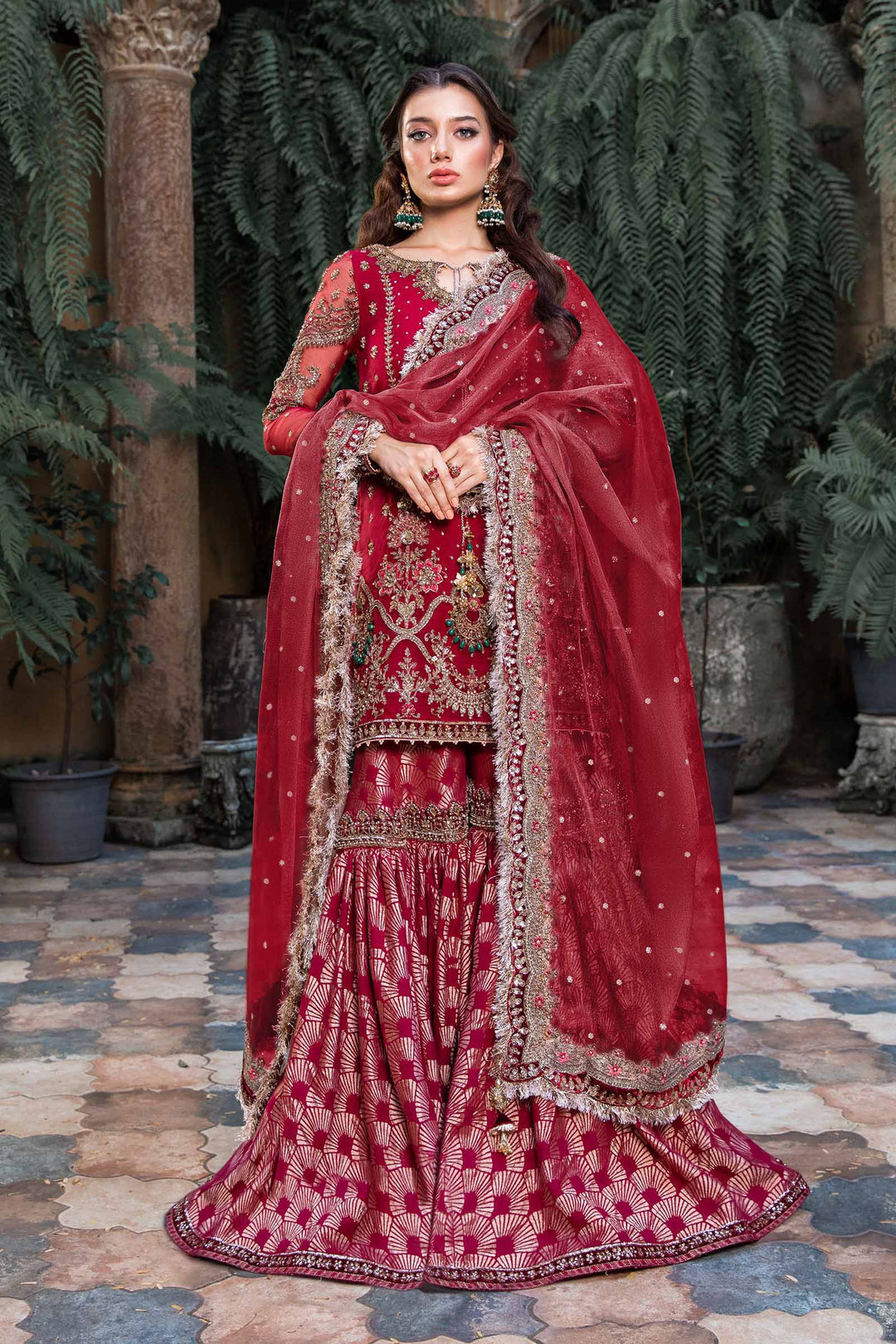 Maria B | Bridal Couture | Shireen by Maria B - Designer Dress - Type: Ladies Clothes - Available at Libayah - 100% Original