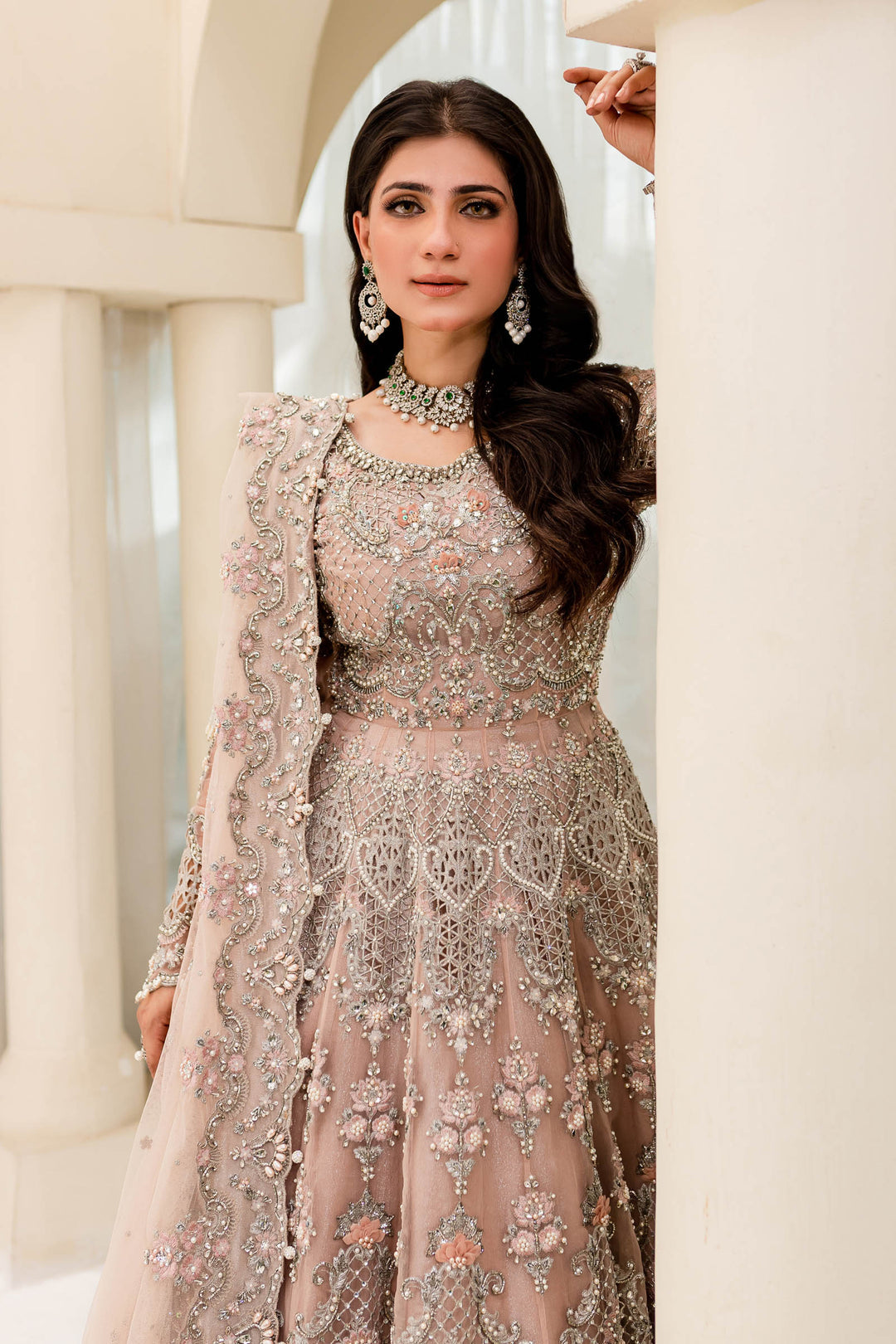 Maria B | Bridal Couture | MC-902 by Maria B - Designer Dress - Type: Ladies Clothes - Available at Libayah - 100% Original
