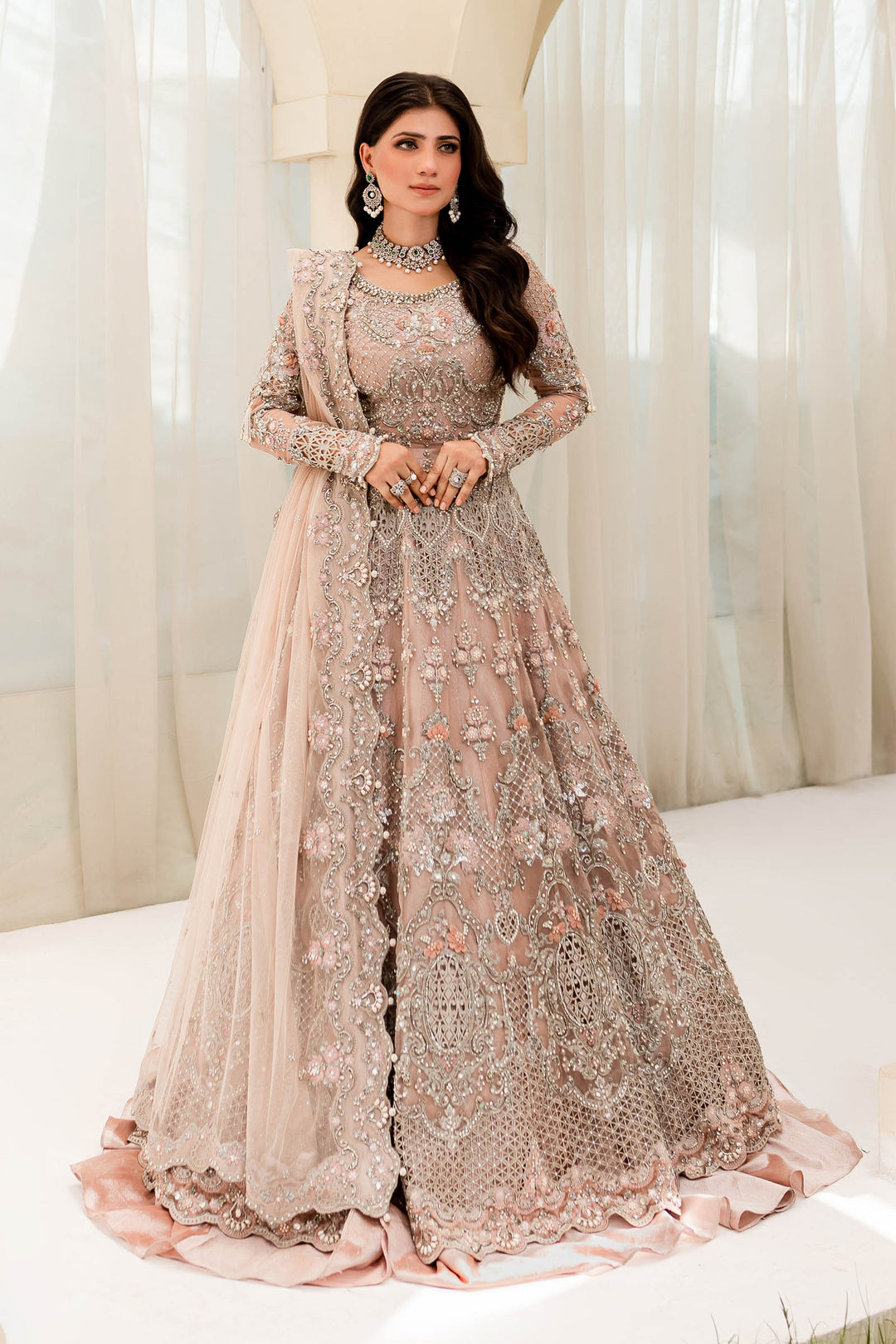 Maria B | Bridal Couture | MC-902 by Maria B - Designer Dress - Type: Ladies Clothes - Available at Libayah - 100% Original