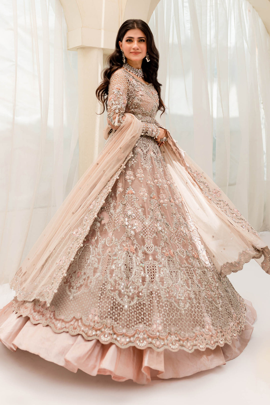 Maria B | Bridal Couture | MC-902 by Maria B - Designer Dress - Type: Ladies Clothes - Available at Libayah - 100% Original