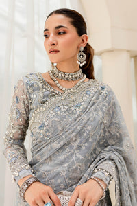 Maria B | Bridal Couture | Ice Blue MC-908 by Maria B - Designer Dress - Type: Ladies Clothes - Available at Libayah - 100% Original