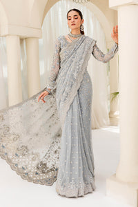 Maria B | Bridal Couture | Ice Blue MC-908 by Maria B - Designer Dress - Type: Ladies Clothes - Available at Libayah - 100% Original