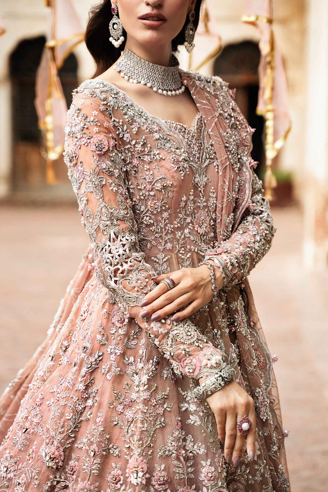 Maria B | Bridal Couture | Diyora by Maria B - Designer Dress - Type: Ladies Clothes - Available at Libayah - 100% Original