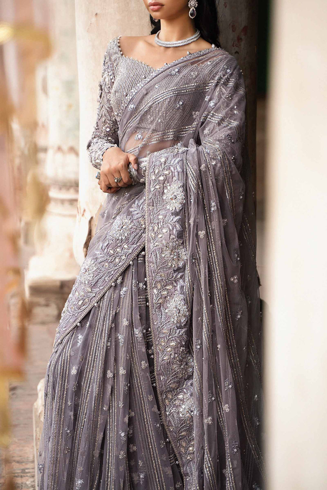 Maria B | Bridal Couture | Ifora by Maria B - Designer Dress - Type: Ladies Clothes - Available at Libayah - 100% Original