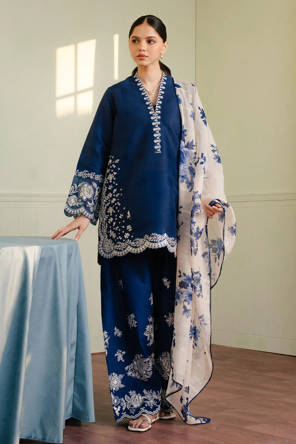 Zara Shahjahan | Coco Lawn 25 | MEADOW-8B by Zara Shahjahan - Designer Dress - Type: Ladies Clothes - Available at Libayah - 100% Original