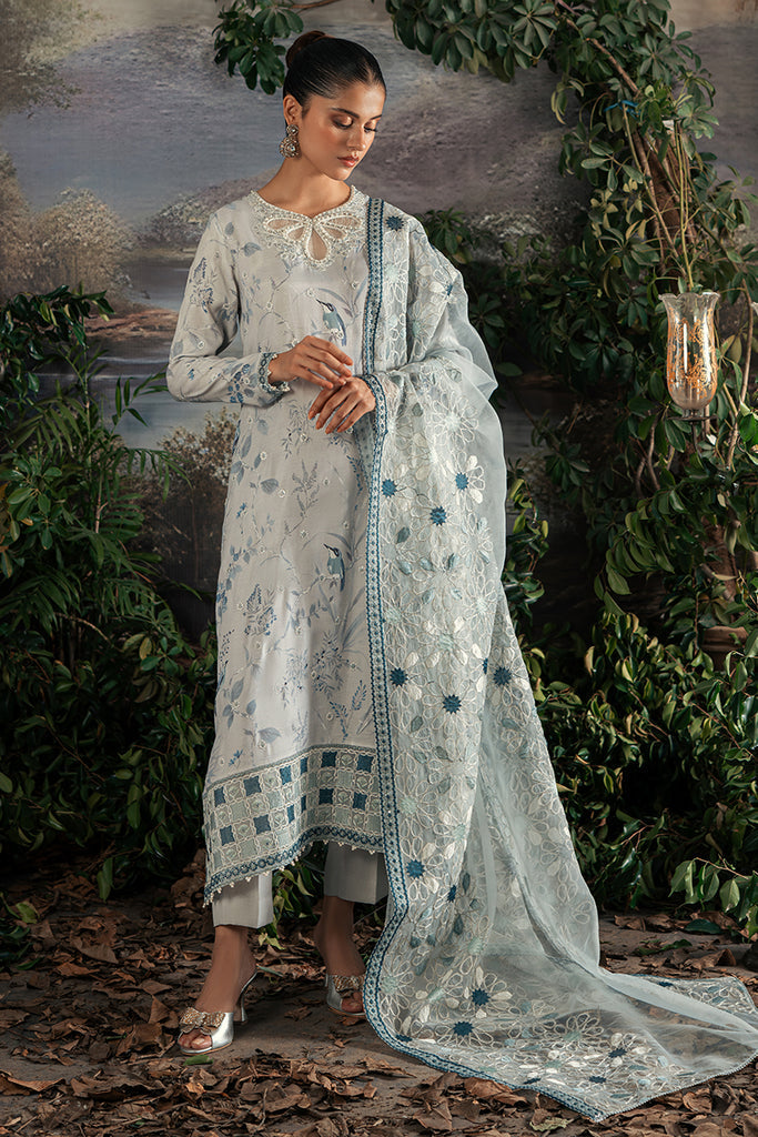 Cross Stitch | Luxe Atelier 24 | MEDALLION TEAL by Cross Stitch - Designer Dress - Type: Ladies Clothes - Available at Libayah - 100% Original