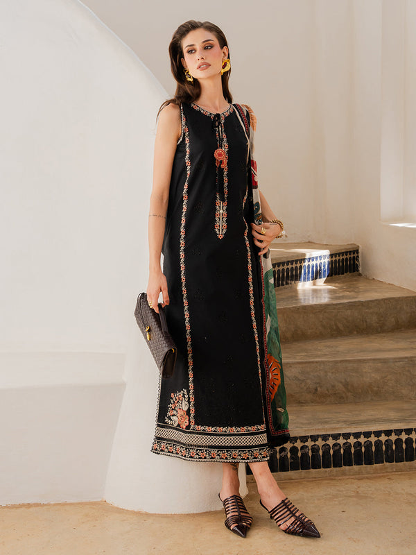 Izel | Dareen Luxury Lawn 26 | Mehvar by Izel - Designer Dress - Type : Luxury Dress - Available at Libayah - 100% Original