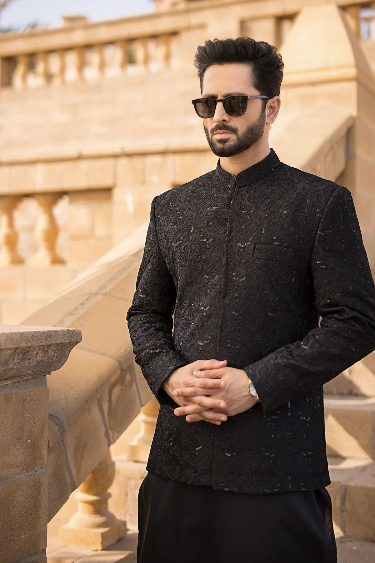 Pakistani Menswear | EK-MEER by Libayah Ltd. - Designer Dress - Type: Menswear - Available at Libayah - 100% Original