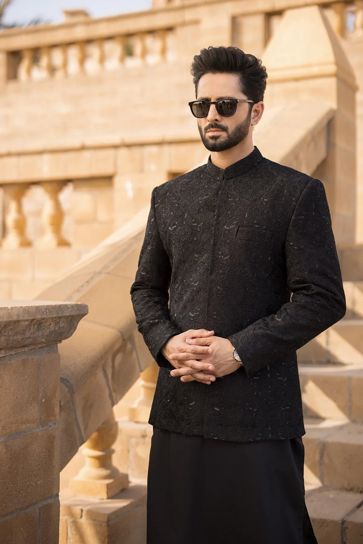 Pakistani Menswear | EK-MEER by Libayah Ltd. - Designer Dress - Type: Menswear - Available at Libayah - 100% Original