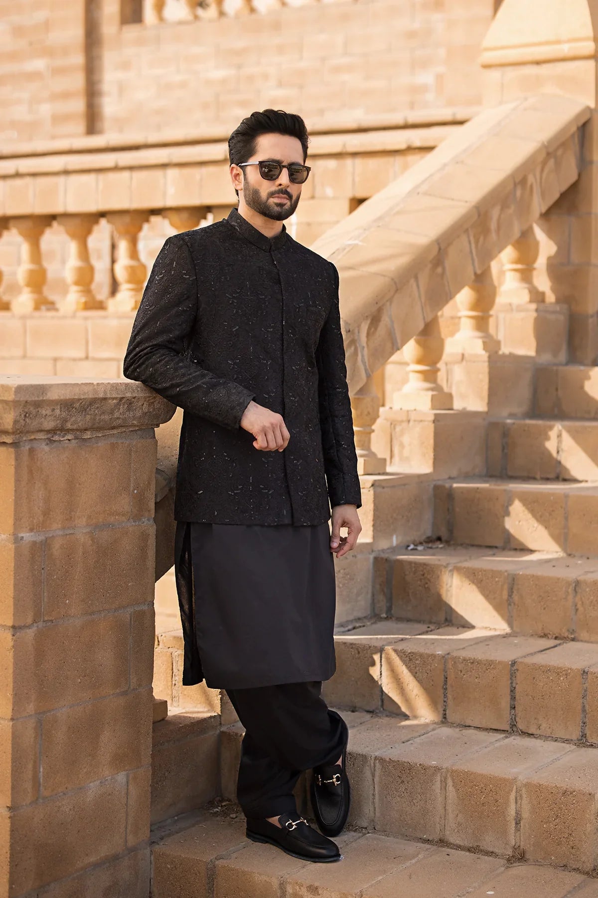 Pakistani Menswear | EK-MEER by Libayah Ltd. - Designer Dress - Type: Menswear - Available at Libayah - 100% Original