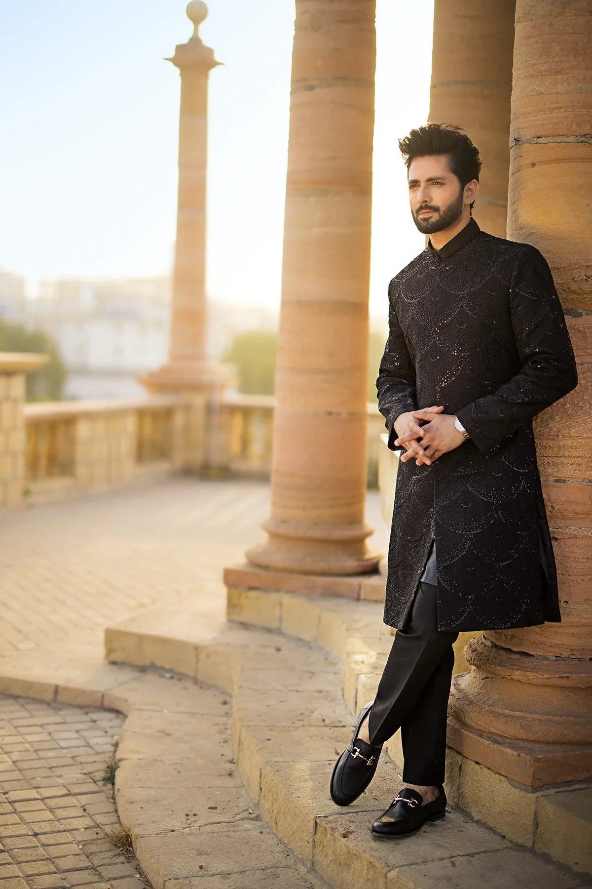 Pakistani Menswear | EK-Sultan by Libayah Ltd. - Designer Dress - Type: Menswear - Available at Libayah - 100% Original