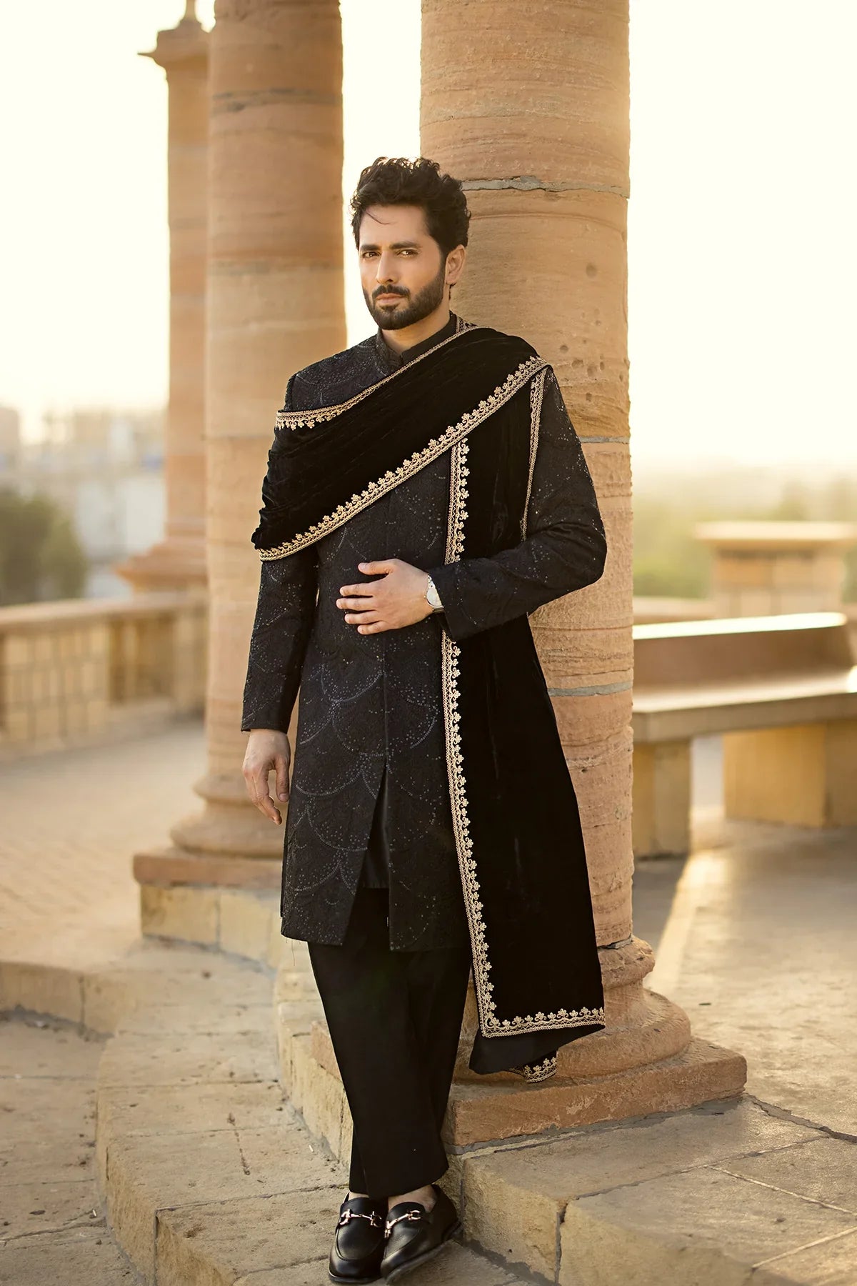 Pakistani Menswear | EK-Sultan by Libayah Ltd. - Designer Dress - Type: Menswear - Available at Libayah - 100% Original