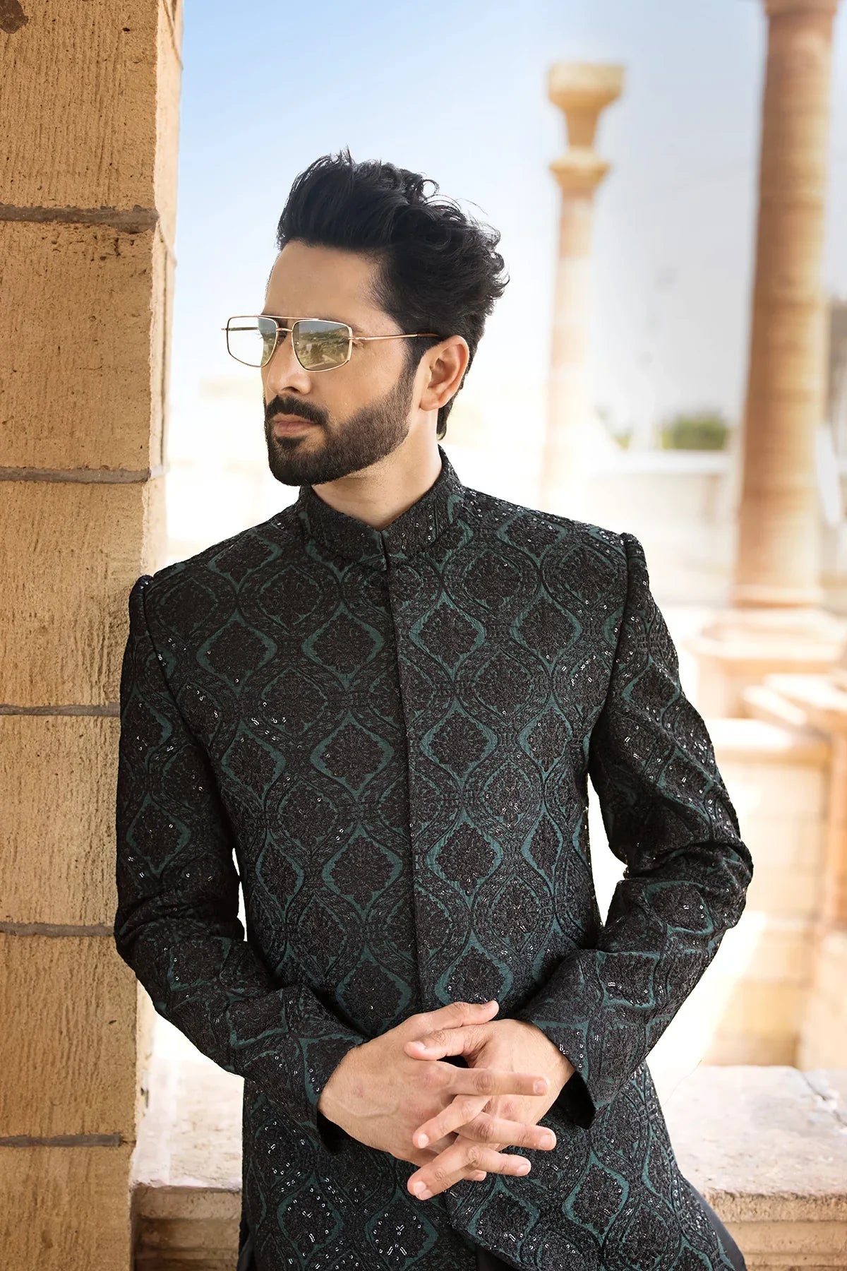 Pakistani Menswear | EK-Majnu by Libayah Ltd. - Designer Dress - Type: Menswear - Available at Libayah - 100% Original