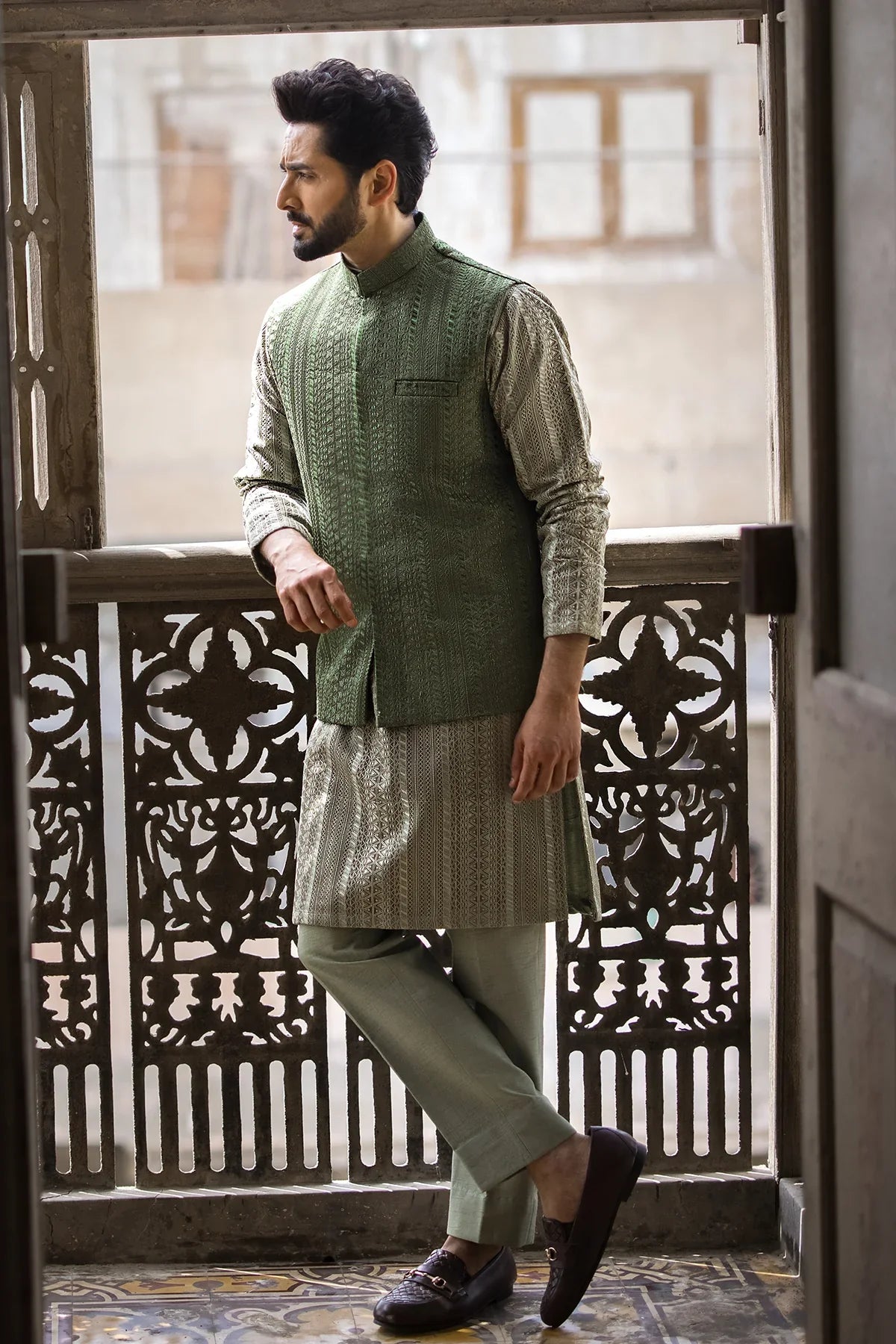 Pakistani Menswear | EK-Sardar by Libayah Ltd. - Designer Dress - Type: Menswear - Available at Libayah - 100% Original