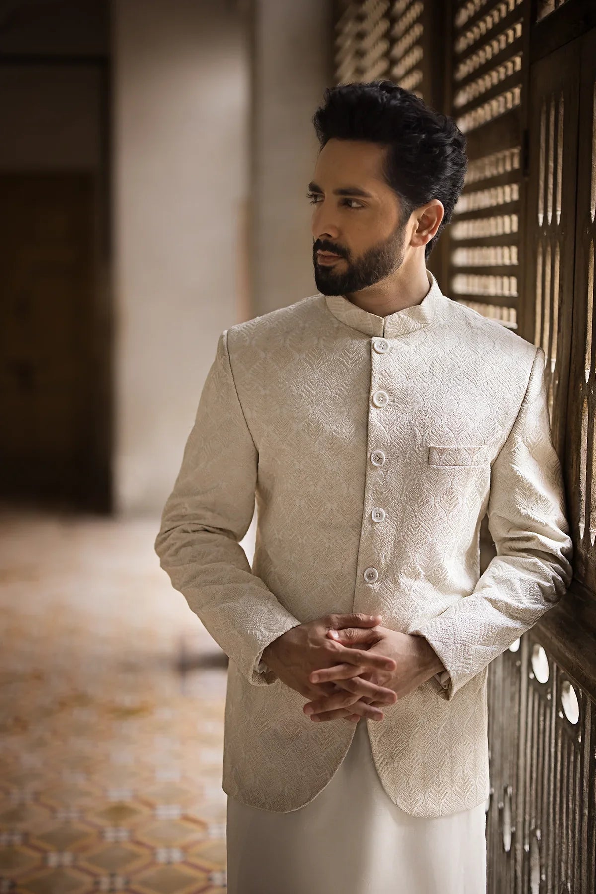 Pakistani Menswear | EK-Salar by Libayah Ltd. - Designer Dress - Type: Menswear - Available at Libayah - 100% Original