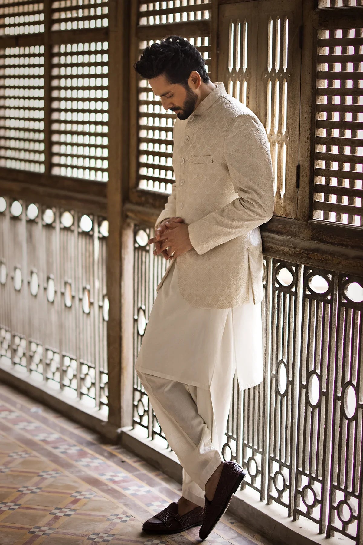 Pakistani Menswear | EK-Salar by Libayah Ltd. - Designer Dress - Type: Menswear - Available at Libayah - 100% Original