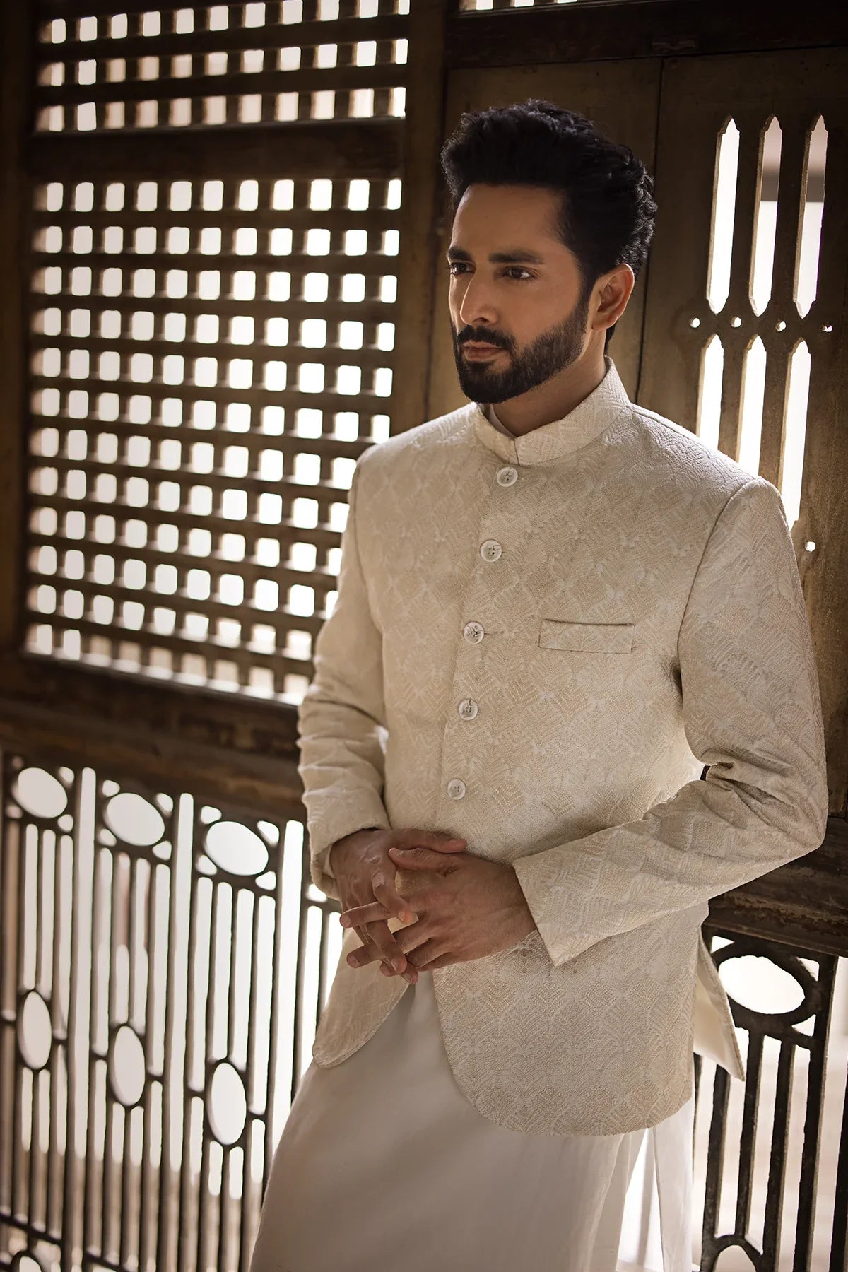 Pakistani Menswear | EK-Salar by Libayah Ltd. - Designer Dress - Type: Menswear - Available at Libayah - 100% Original