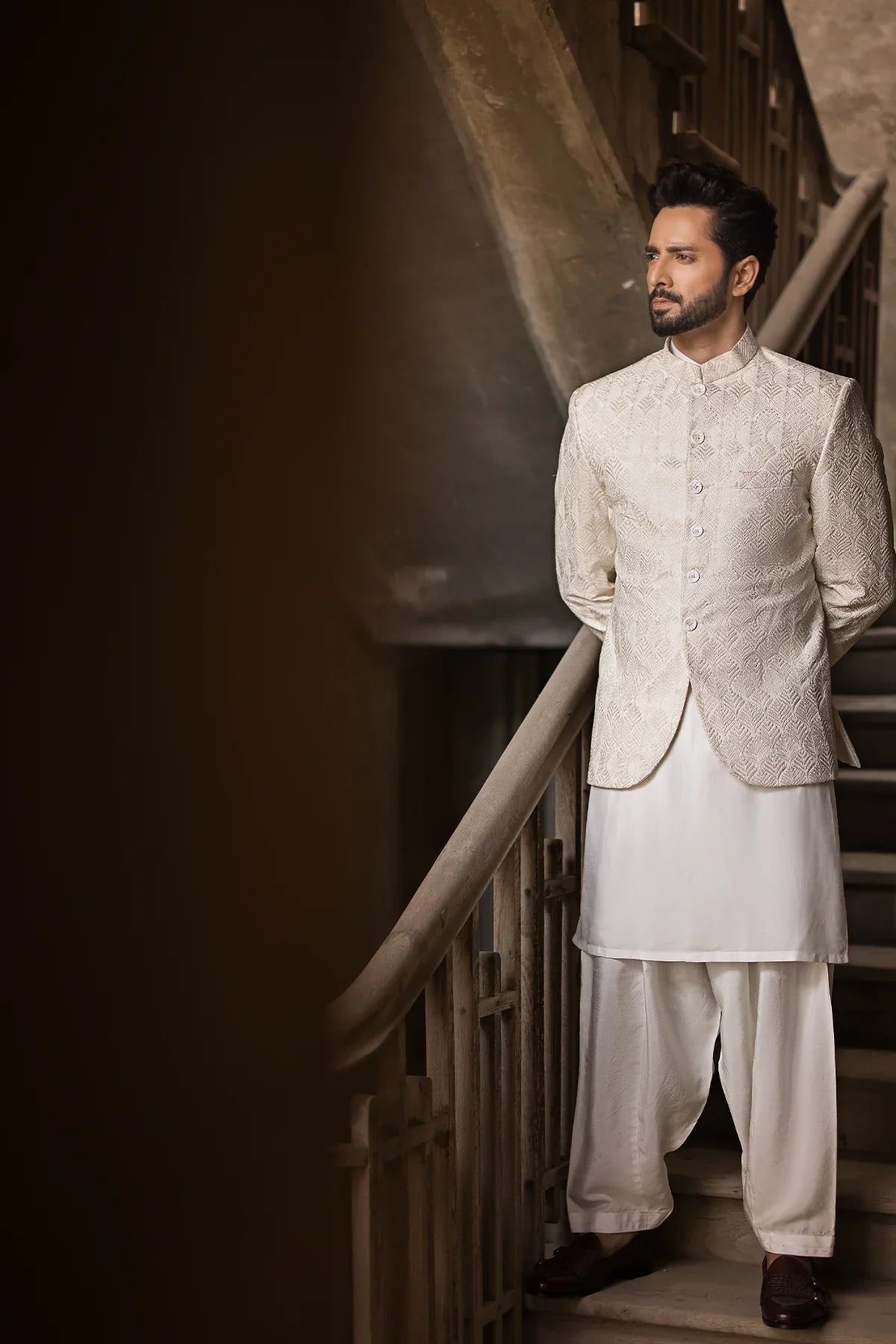 Pakistani Menswear | EK-Salar by Libayah Ltd. - Designer Dress - Type: Menswear - Available at Libayah - 100% Original