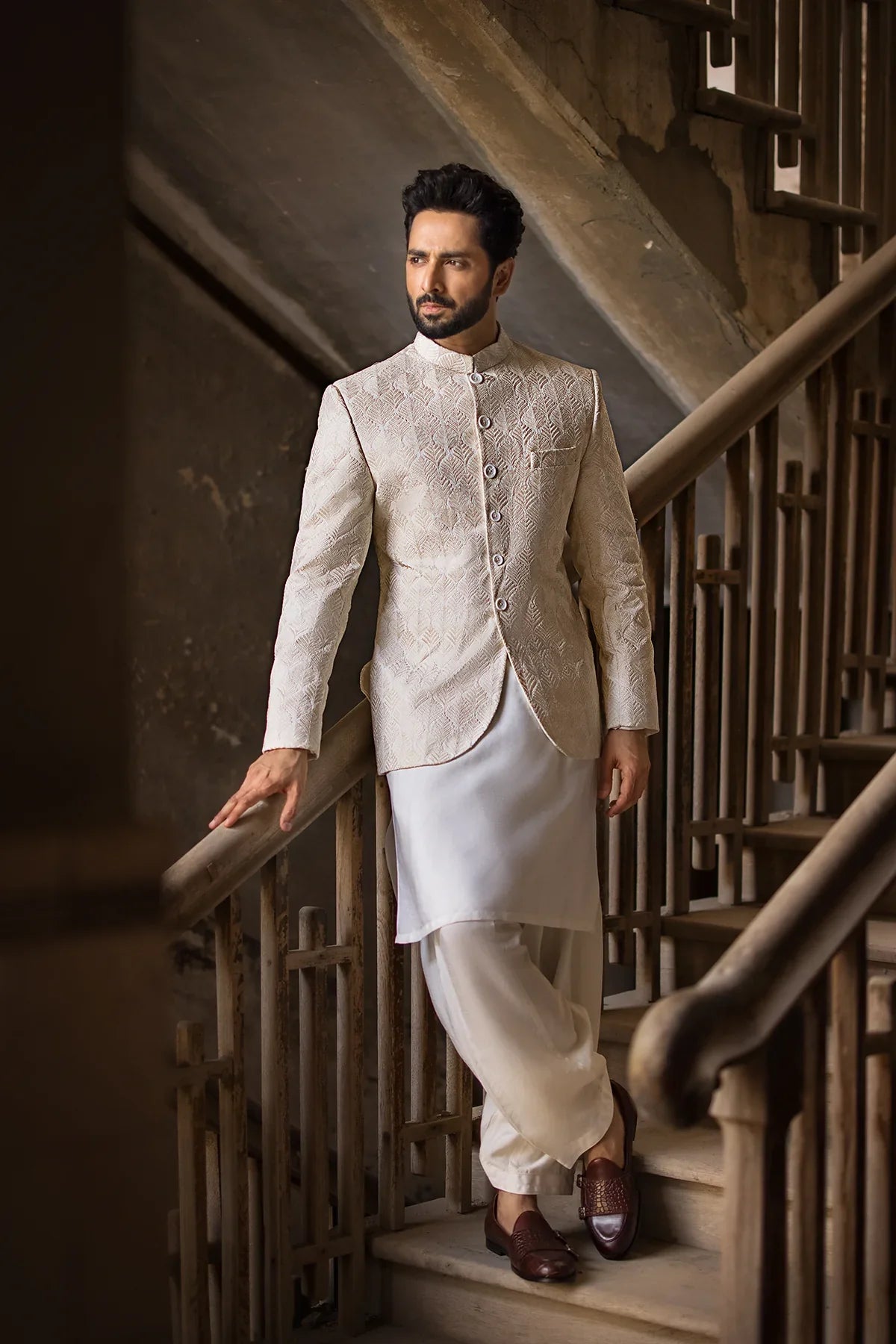Pakistani Menswear | EK-Salar by Libayah Ltd. - Designer Dress - Type: Menswear - Available at Libayah - 100% Original