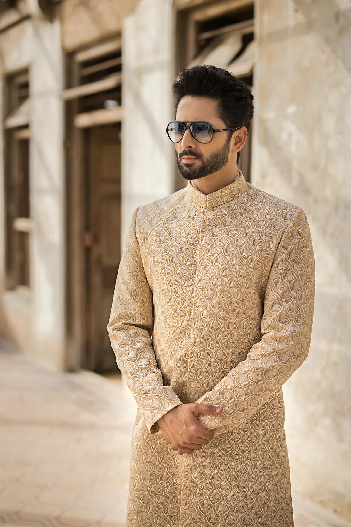 Pakistani Menswear | EK-Mirza by Libayah Ltd. - Designer Dress - Type: Menswear - Available at Libayah - 100% Original