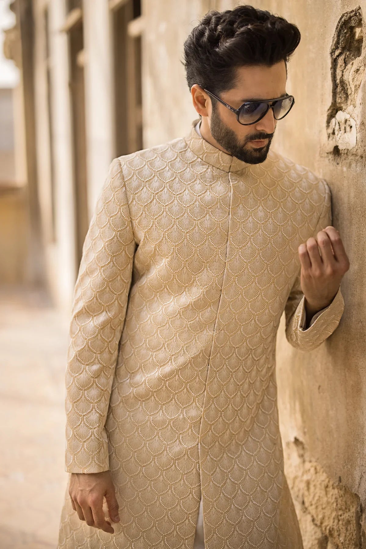 Pakistani Menswear | EK-Mirza by Libayah Ltd. - Designer Dress - Type: Menswear - Available at Libayah - 100% Original