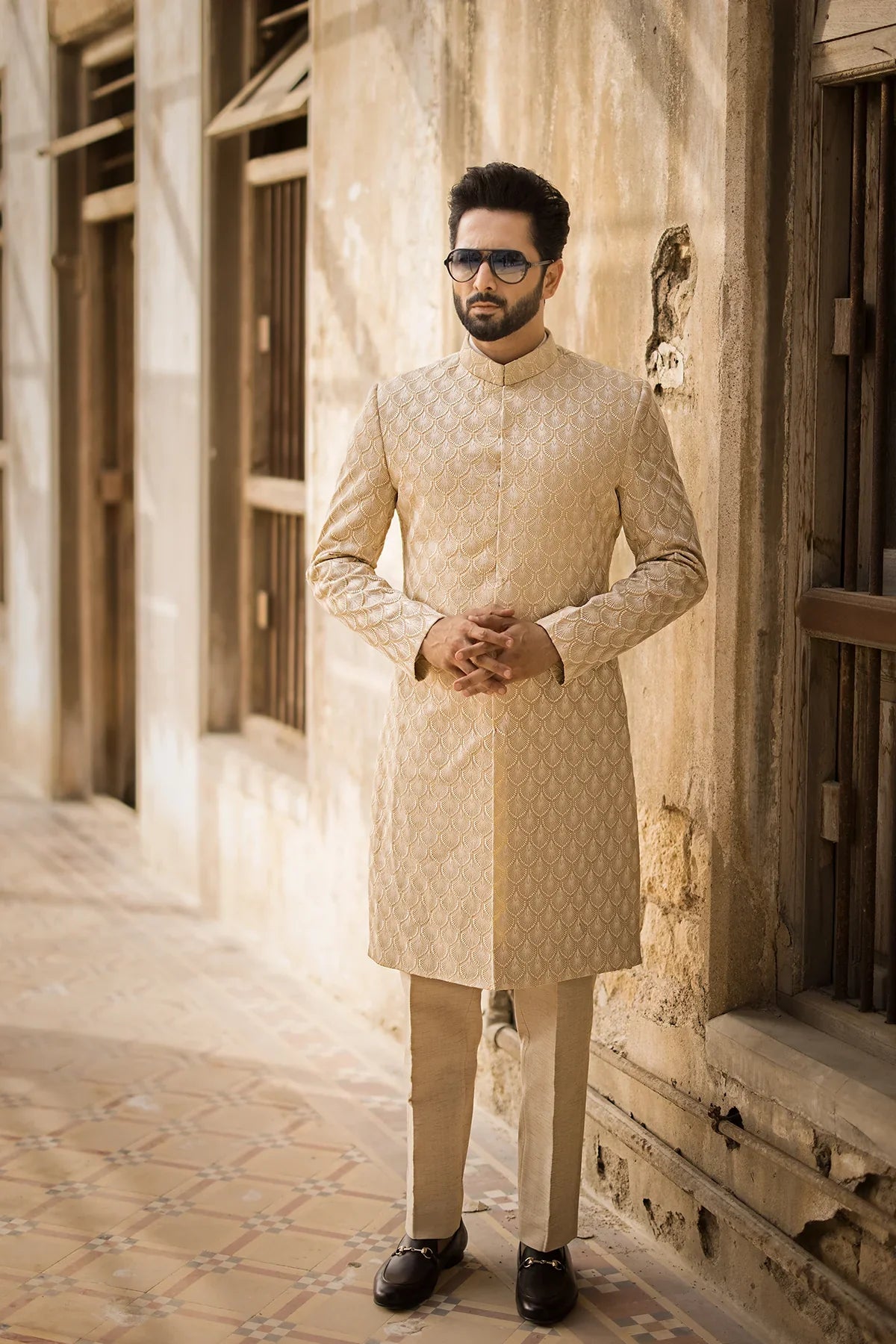 Pakistani Menswear | EK-Mirza by Libayah Ltd. - Designer Dress - Type: Menswear - Available at Libayah - 100% Original